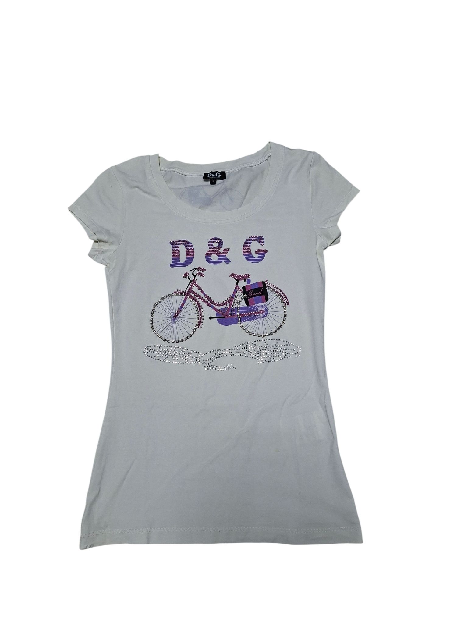 Dolce & Gabbana DOLCE GABBANA DG VINTAGE LADY`S BICYCLE TEE Size S / US 4 / IT 40 - 1 Thumbnail