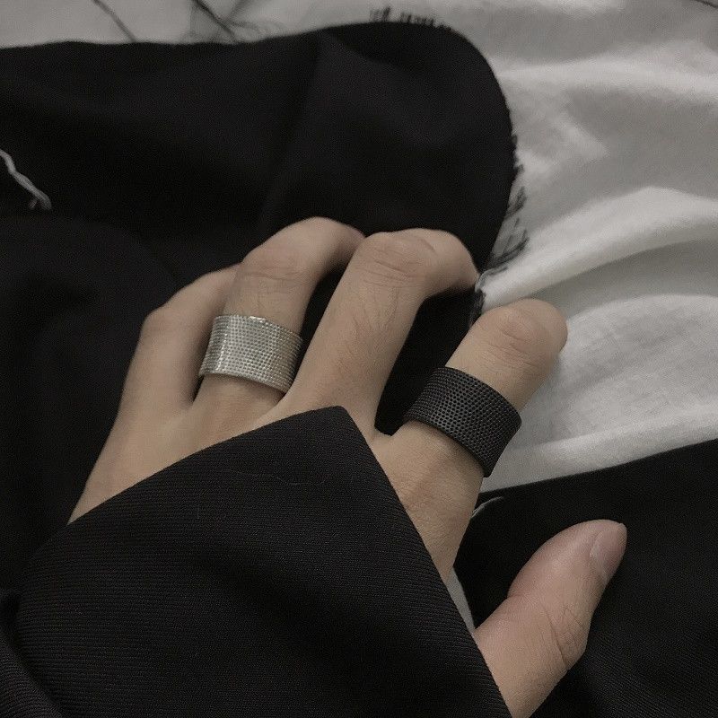 Avant Garde x Jewelry Future Jewelry Rings Open Ring (Size 7-13) in Silver, Men's