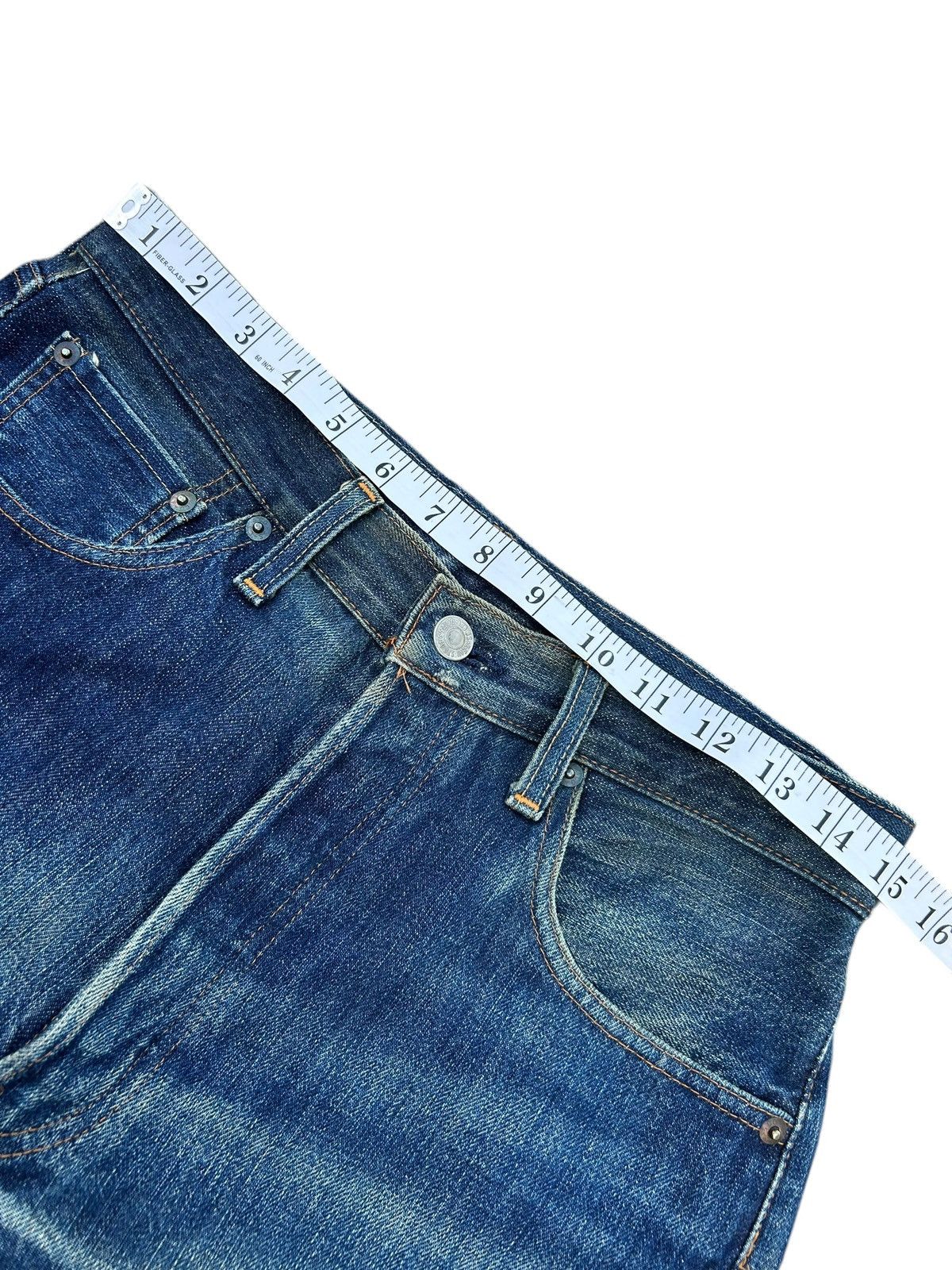 Kapital Vintage Levis Big E Selvedge Distressed Denim Jeans Size US 30 / EU 46 - 18 Thumbnail