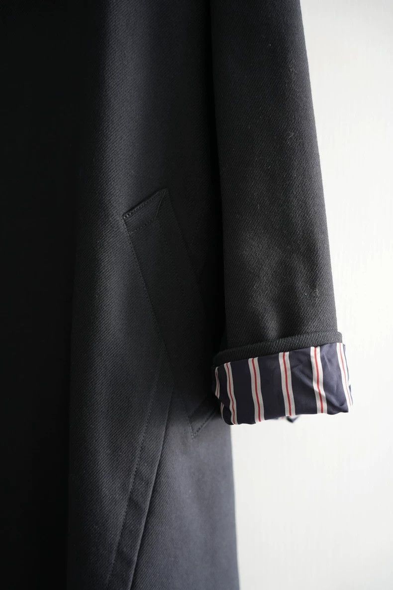 Yohji Yamamoto Yohji Yamamoto Yohji Yamamoto Black Leather Collar Coat Size US S / EU 44-46 / 1 - 4 Thumbnail