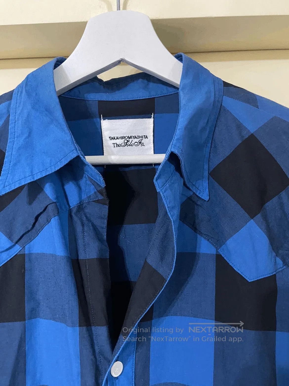 Takahiromiyashita The Soloist. Sz 48 Takahiromiyashita the Soloist 14SS Plaid Shirt. Size US M / EU 48-50 / 2 - 2 Thumbnail
