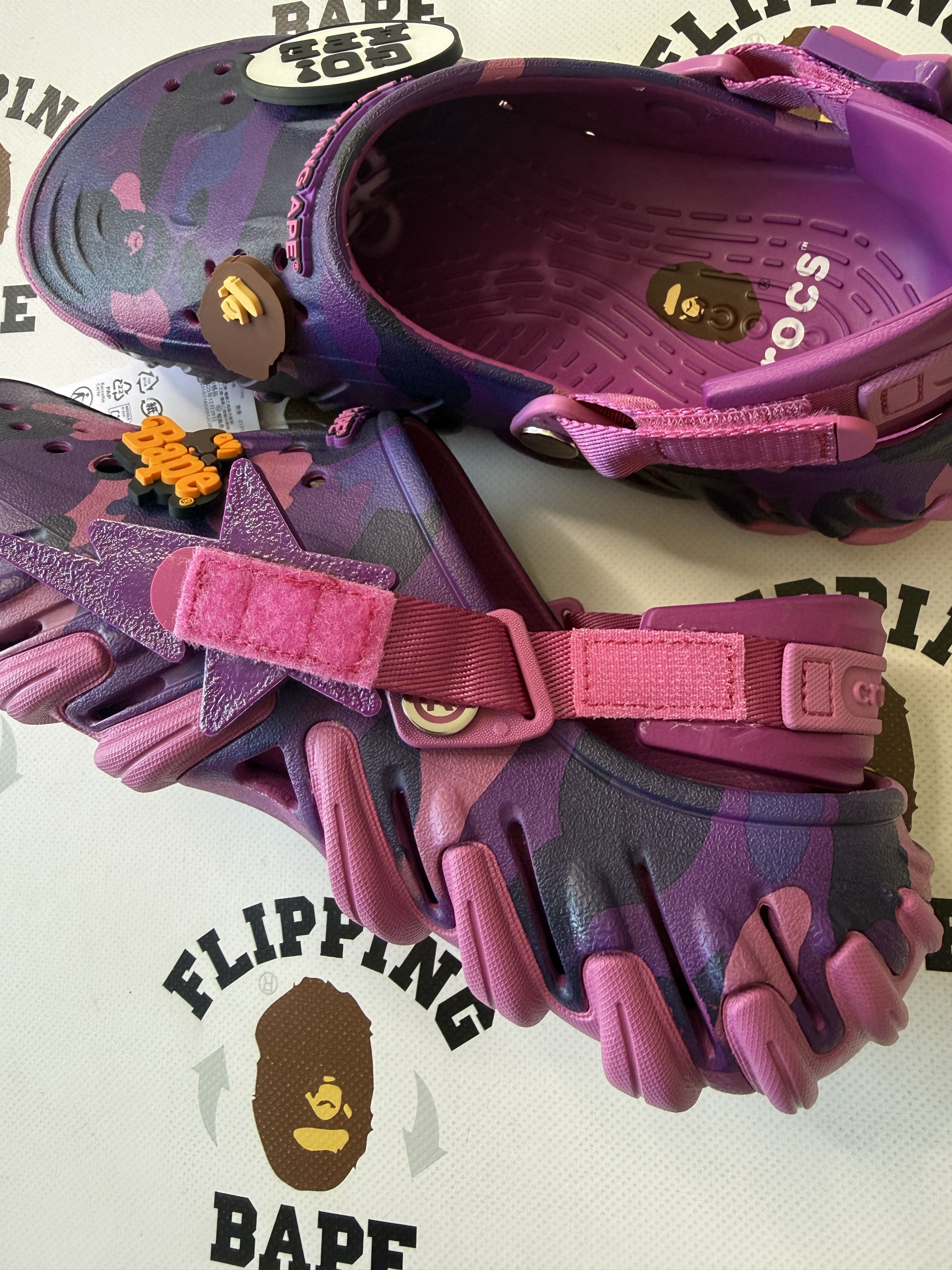 Bape × Crocs BAPE X CROCS ECHO PURPLE Size US 10 / EU 43 - 9 Thumbnail