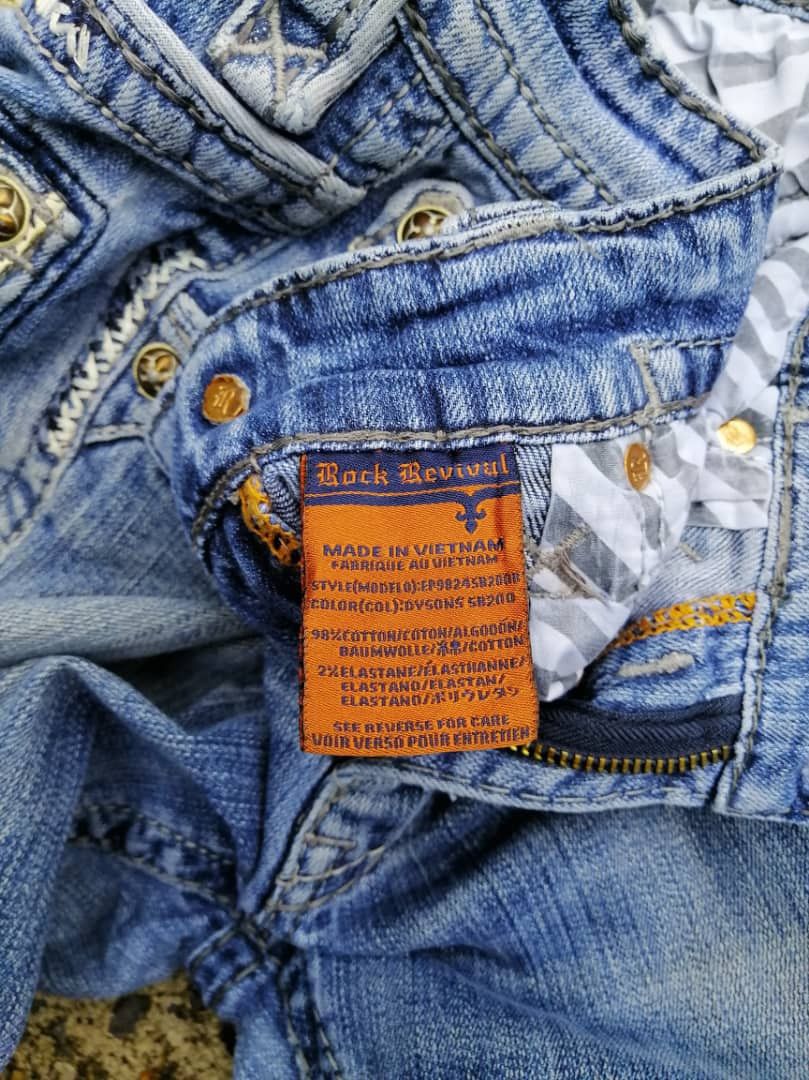 Rock Revival Rock Revival Dysons Slim Bootcut Denim Jeans Size 32" / US 10 / IT 46 - 5 Thumbnail
