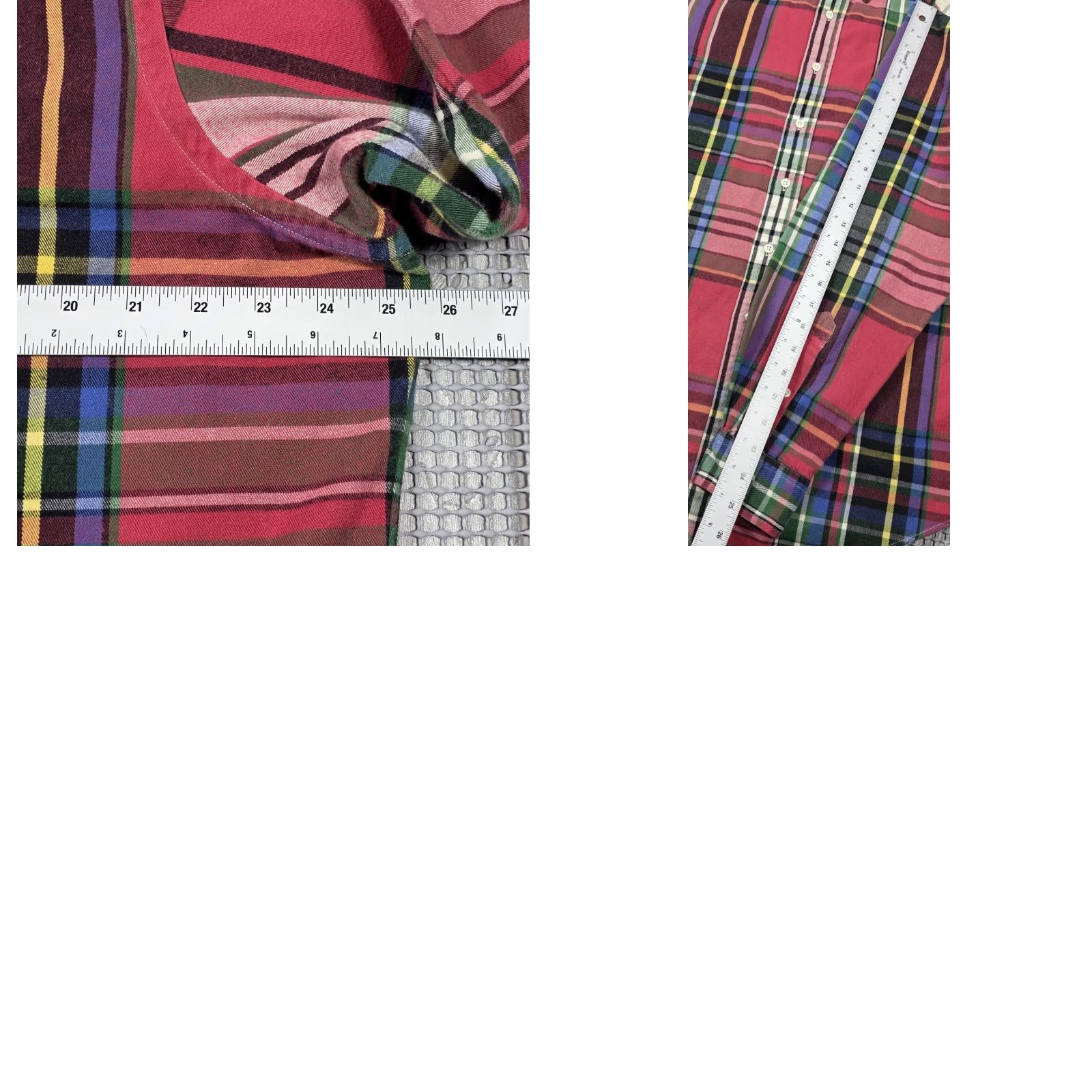 Polo Ralph Lauren VTG Polo Ralph Lauren Shirt Mens L Button-Up Red Multicolor Plaid Flannel 90s Polo Ralph Lauren Shirt Mens L Button-Up Red Multicolor Plaid Flannel Size US L / EU 52-54 / 3 - 9 Thumbnail