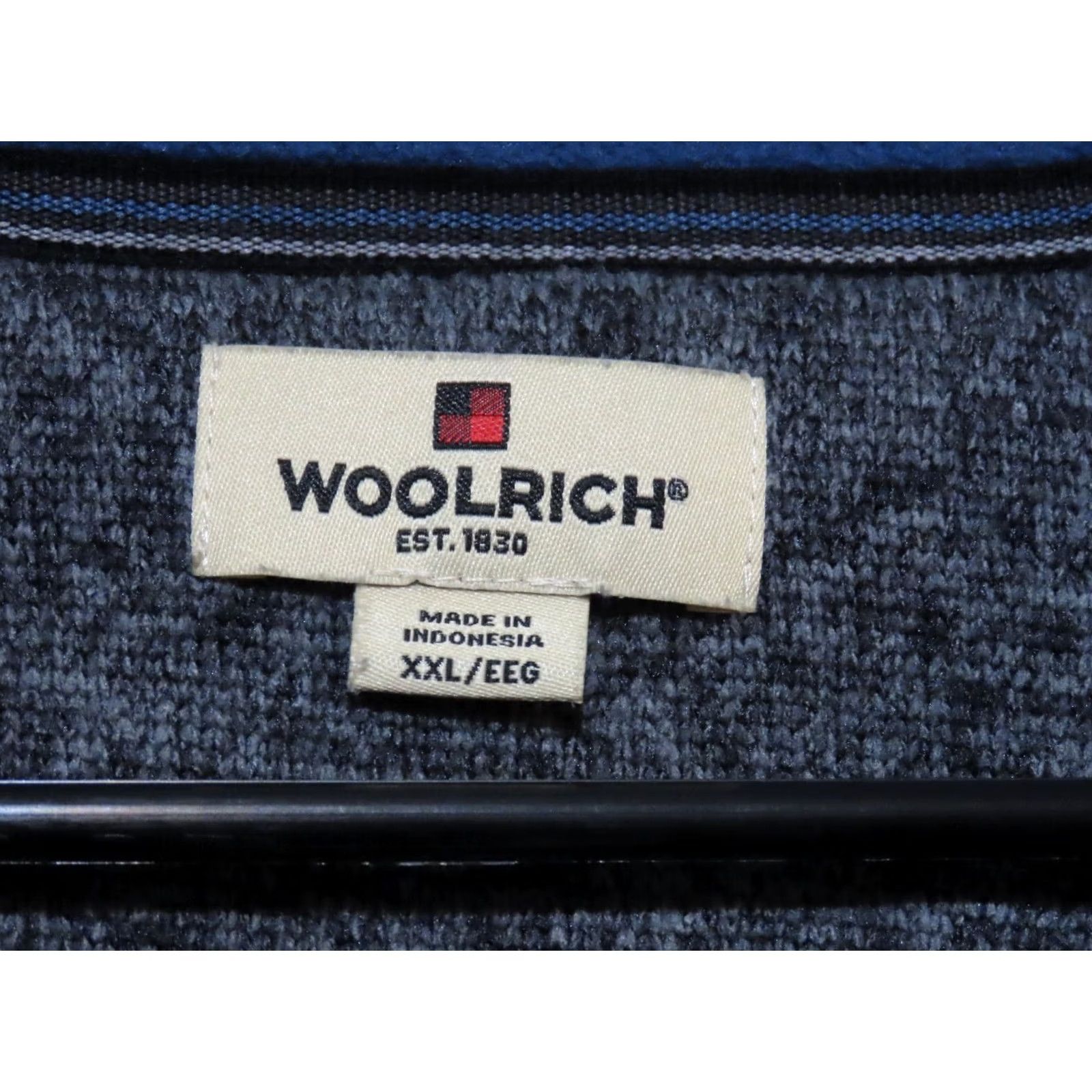 Vintage Woolrich Mens Sweatshirt 2XL Gray Mock Neck 1/4 Zip Pullover Long Sleeve Polyester Hiking Walking Sweater Regular Mens Size US XXL / EU 58 / 5 - 6 Thumbnail