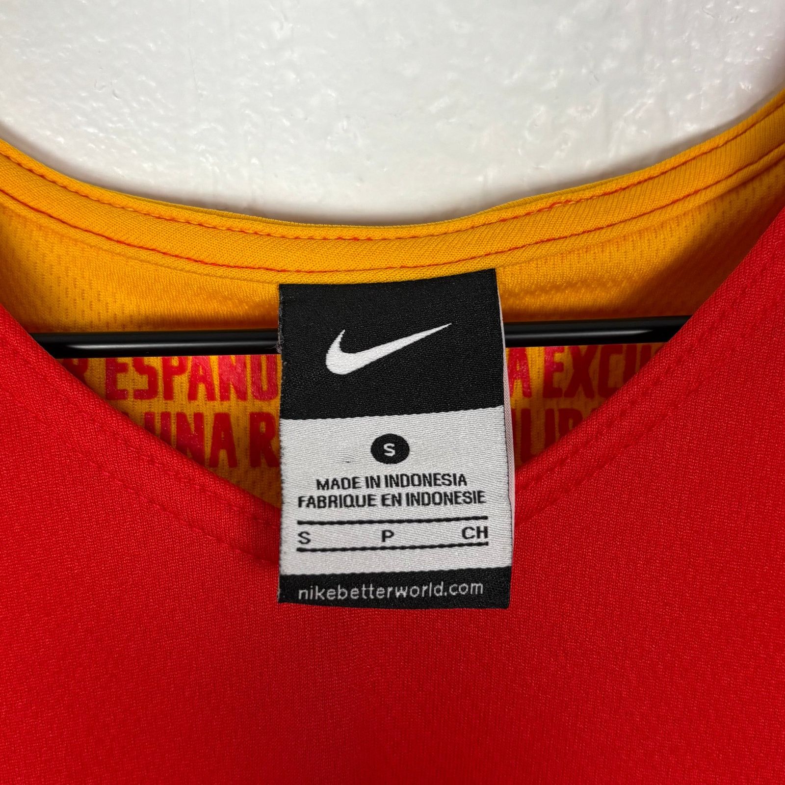 Nike Nike Men's Espana Spain Basketball Jersey 606305-600 Small Size US S / EU 44-46 / 1 - 5 Thumbnail