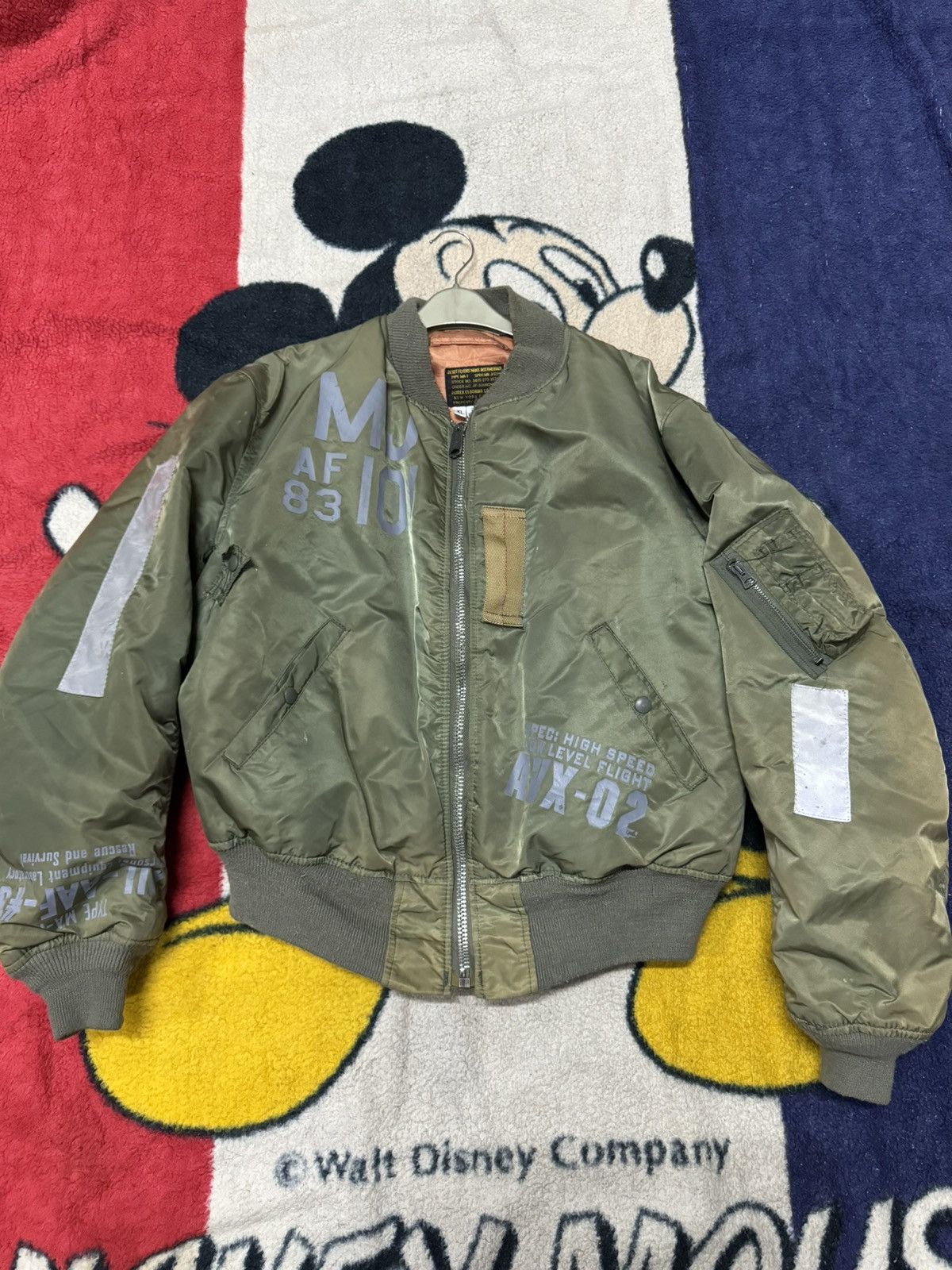 image of Vintage Avirex Type Ma 1 Jacket in Green, Men's (Size XL)