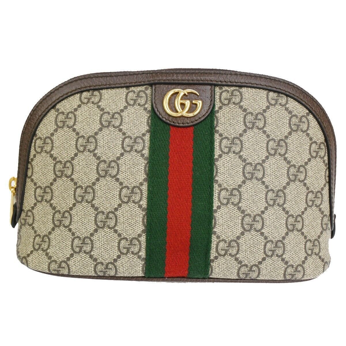 Gucci Ophidia Beige Canvas Clutch Bag (Pre-Owned) Size ONE SIZE - 1 Thumbnail