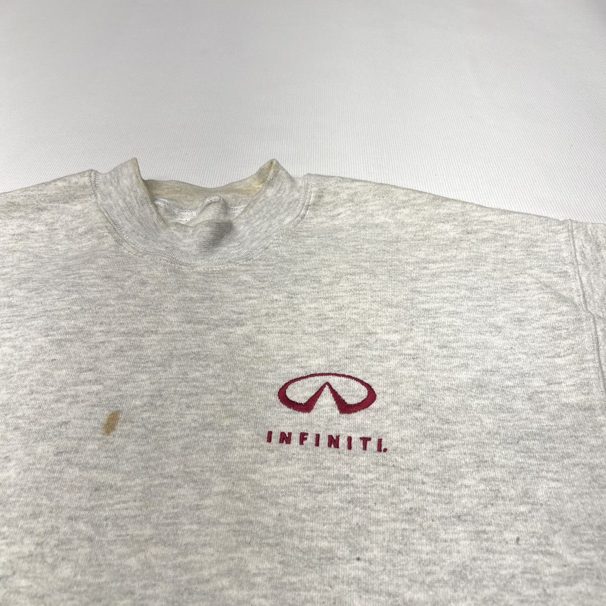 Vintage VTG Infiniti Crewneck Sweatshirt Grey Sweater Pullover Y2K Size US L / EU 52-54 / 3 - 4 Thumbnail