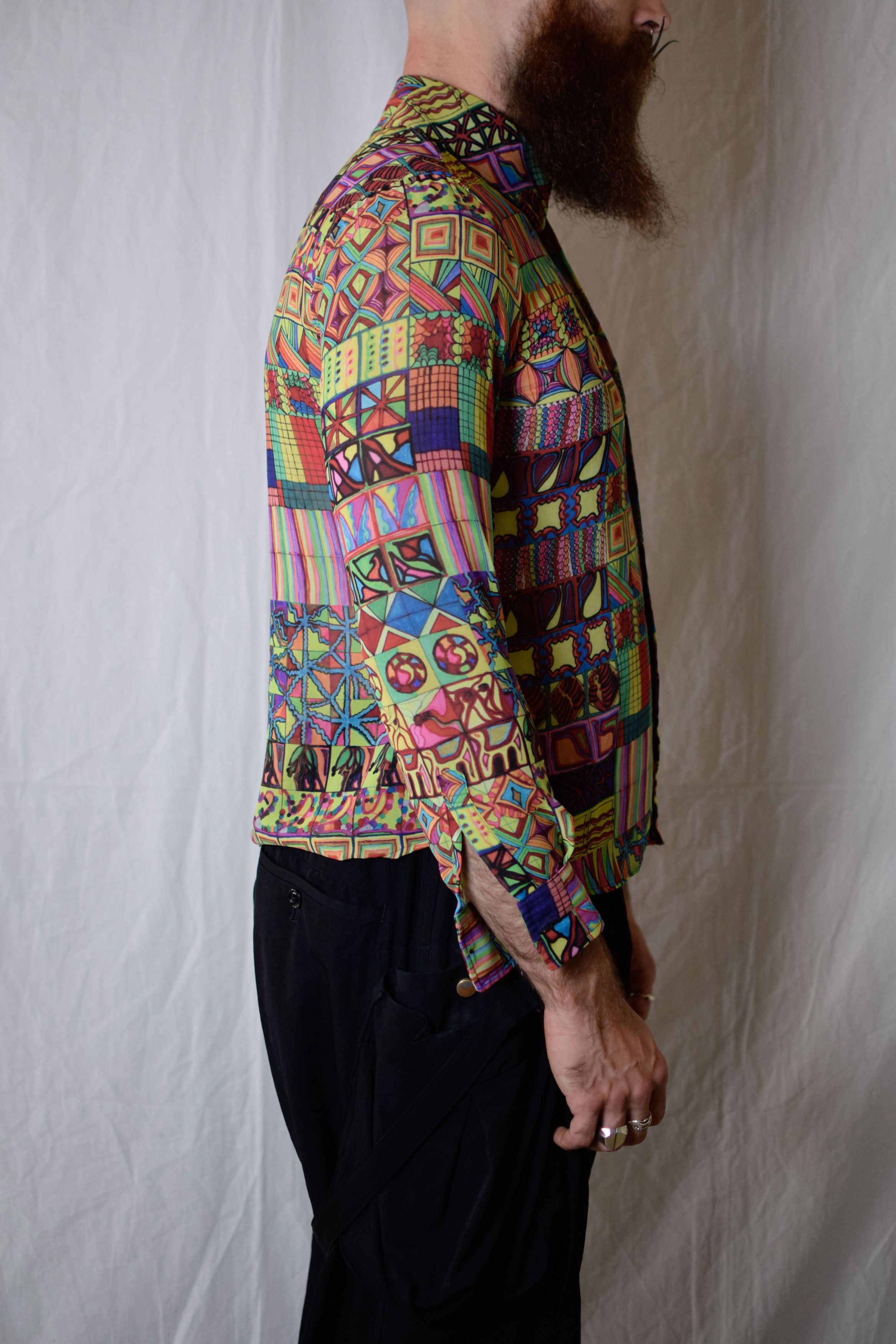 Comme des Garcons CDG AD2013 Psychedelic Shirt - GL-B014 Size US S / EU 44-46 / 1 - 5 Thumbnail