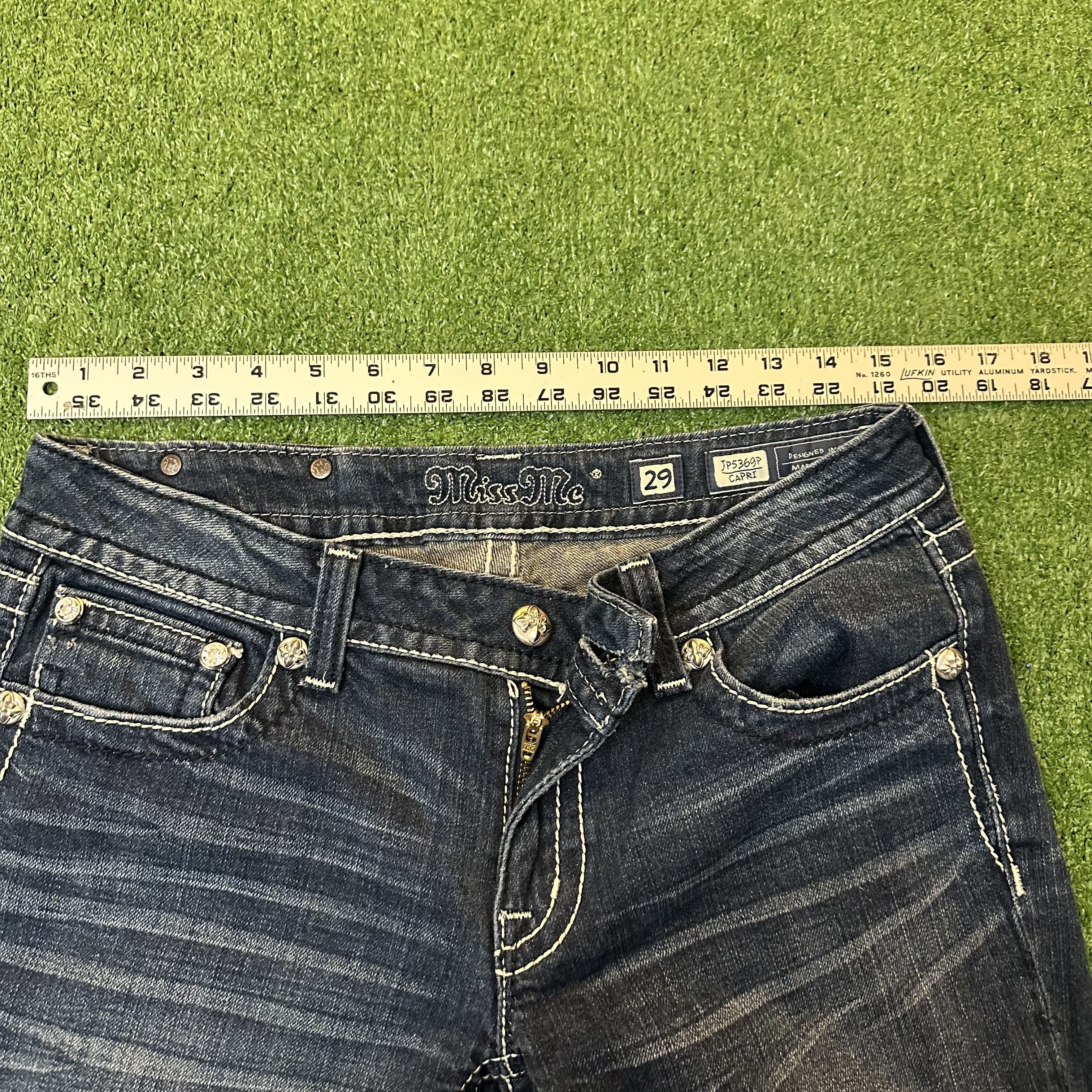 Miss Me Women's Retro Miss Me Denim Capris Size 32" / US 10 / IT 46 - 4 Thumbnail