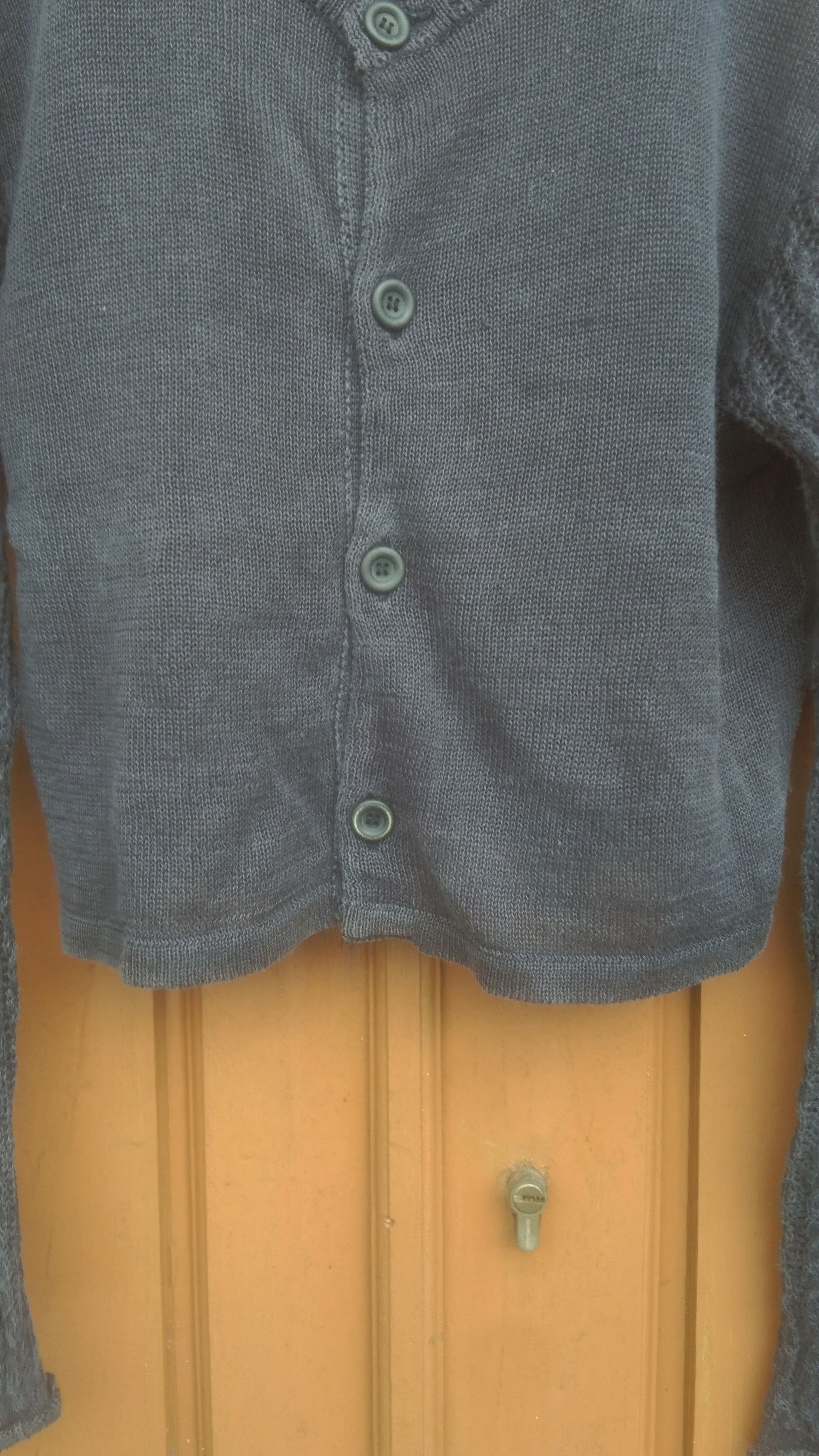 Yohji Yamamoto Workshop by yohji yamamoto knit croptop cardigan Size S / US 4 / IT 40 - 3 Thumbnail