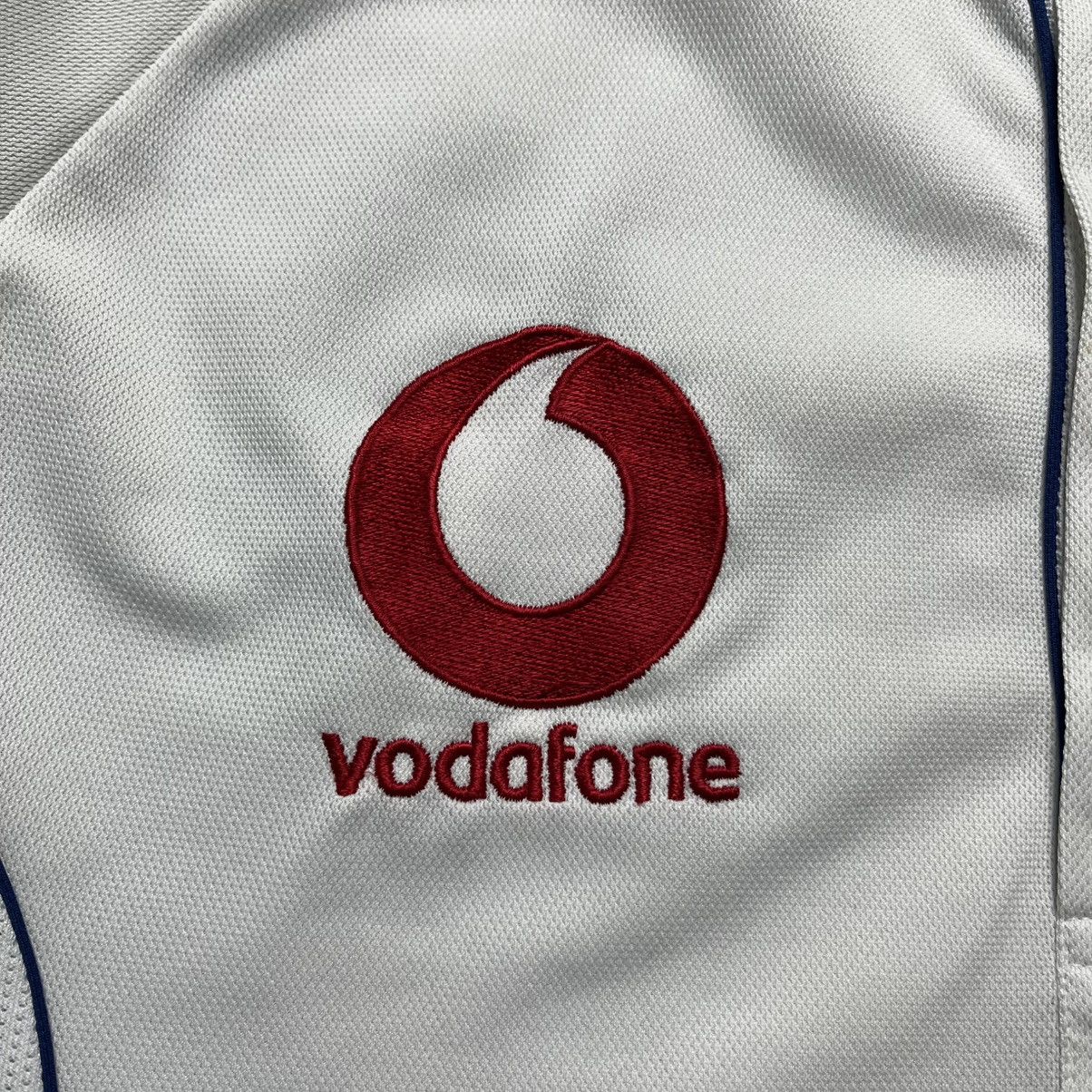 Other Vintage Admiral England Cricket Polo Jersey Vodafone Y2K Size US L / EU 52-54 / 3 - 4 Thumbnail