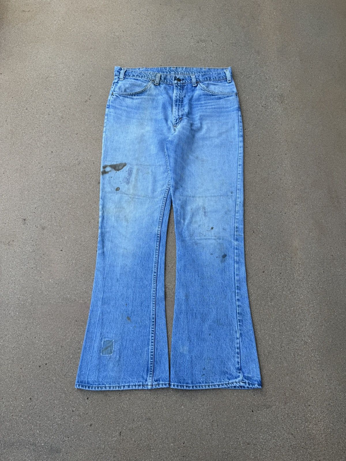 Levi's × Vintage Vtg 80’s Levi’s 646 Orange Tab Bellbottom Flare Jeans 34x31 Size US 34 / EU 50 - 1 Thumbnail