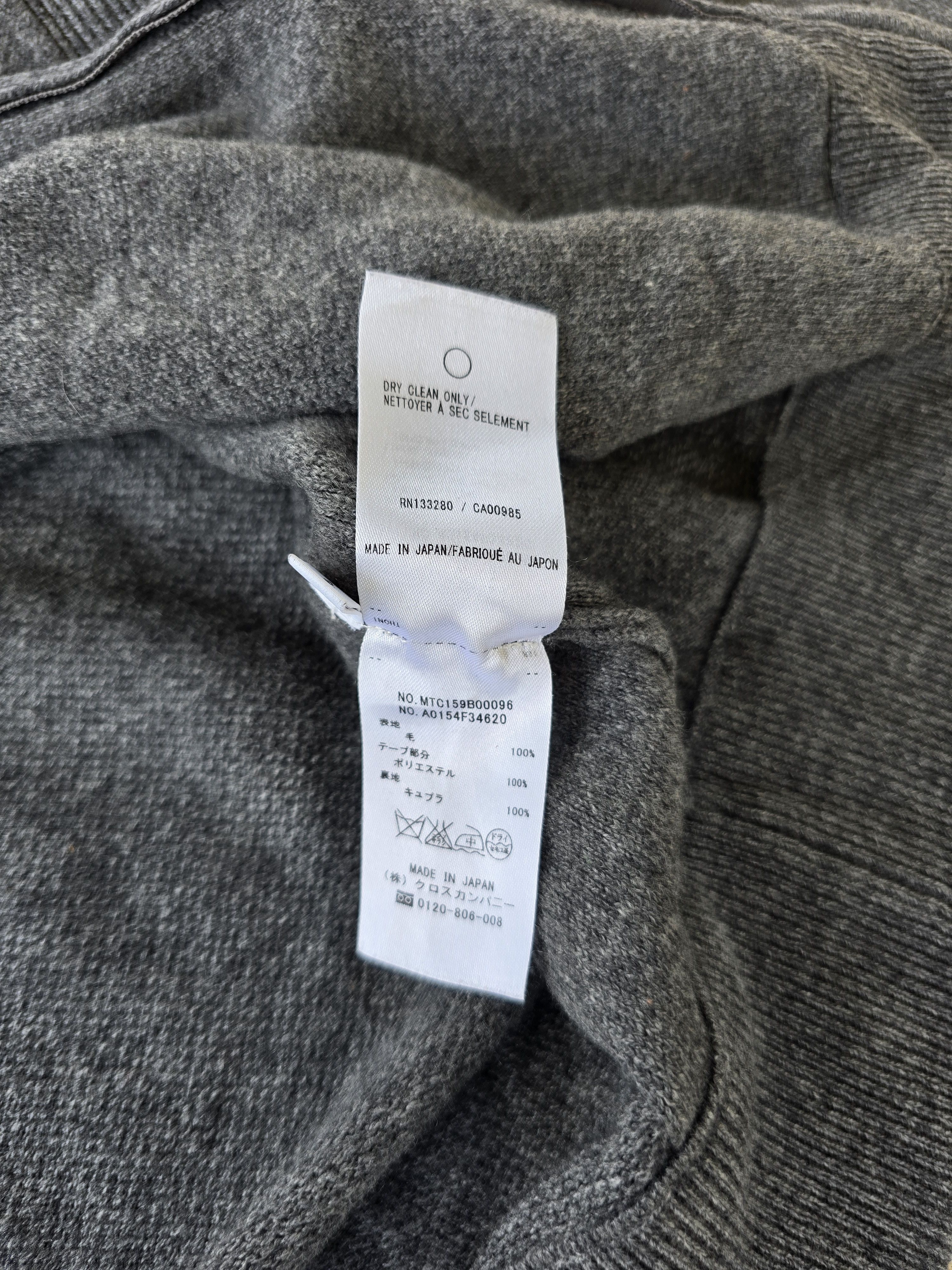 Thom Browne Thom Browne Wool Gray Zip Up Hoodie Italy Size US L / EU 52-54 / 3 - 6 Thumbnail