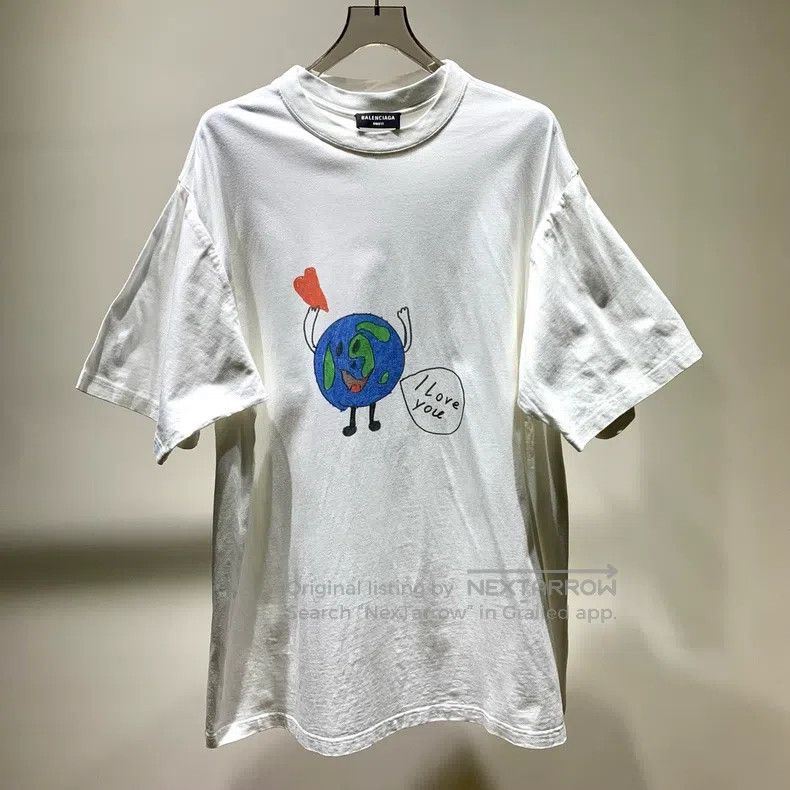 Balenciaga Balenciaga Letter Pattern Printed Short Sleeve T-Shirt Size US XXS / EU 40 - 1 Thumbnail