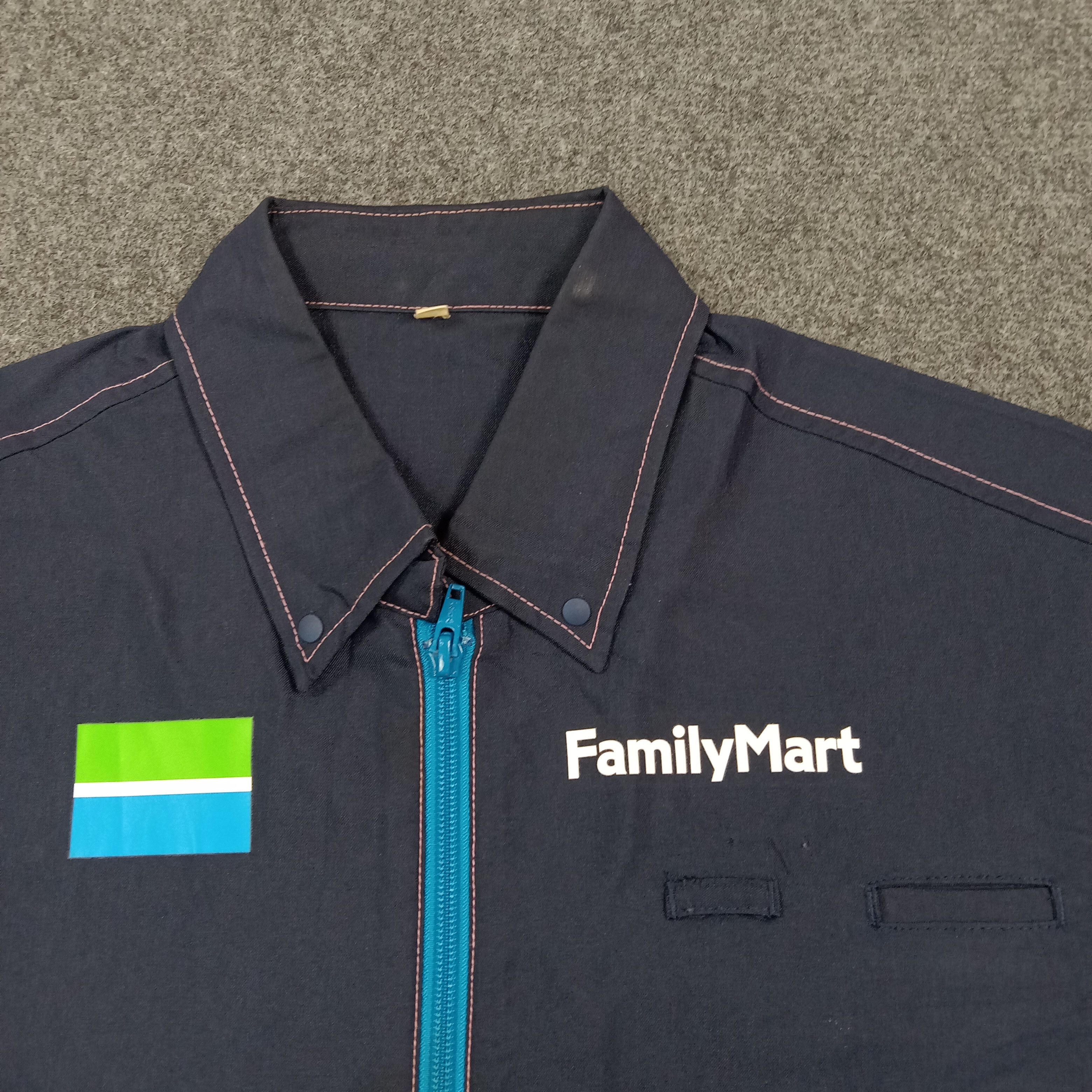 Japanese Brand Family Mart Japanese Staff Workwear Jacket C276N27 Size US M / EU 48-50 / 2 - 2 Thumbnail