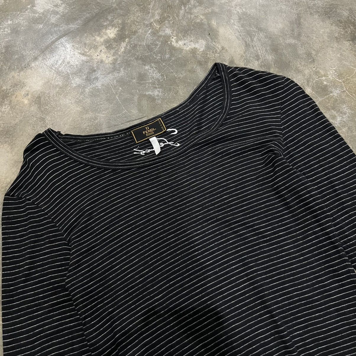 Fendi Fendi Stripe Long Sleeve Shirt Size S / US 4 / IT 40 - 2 Thumbnail