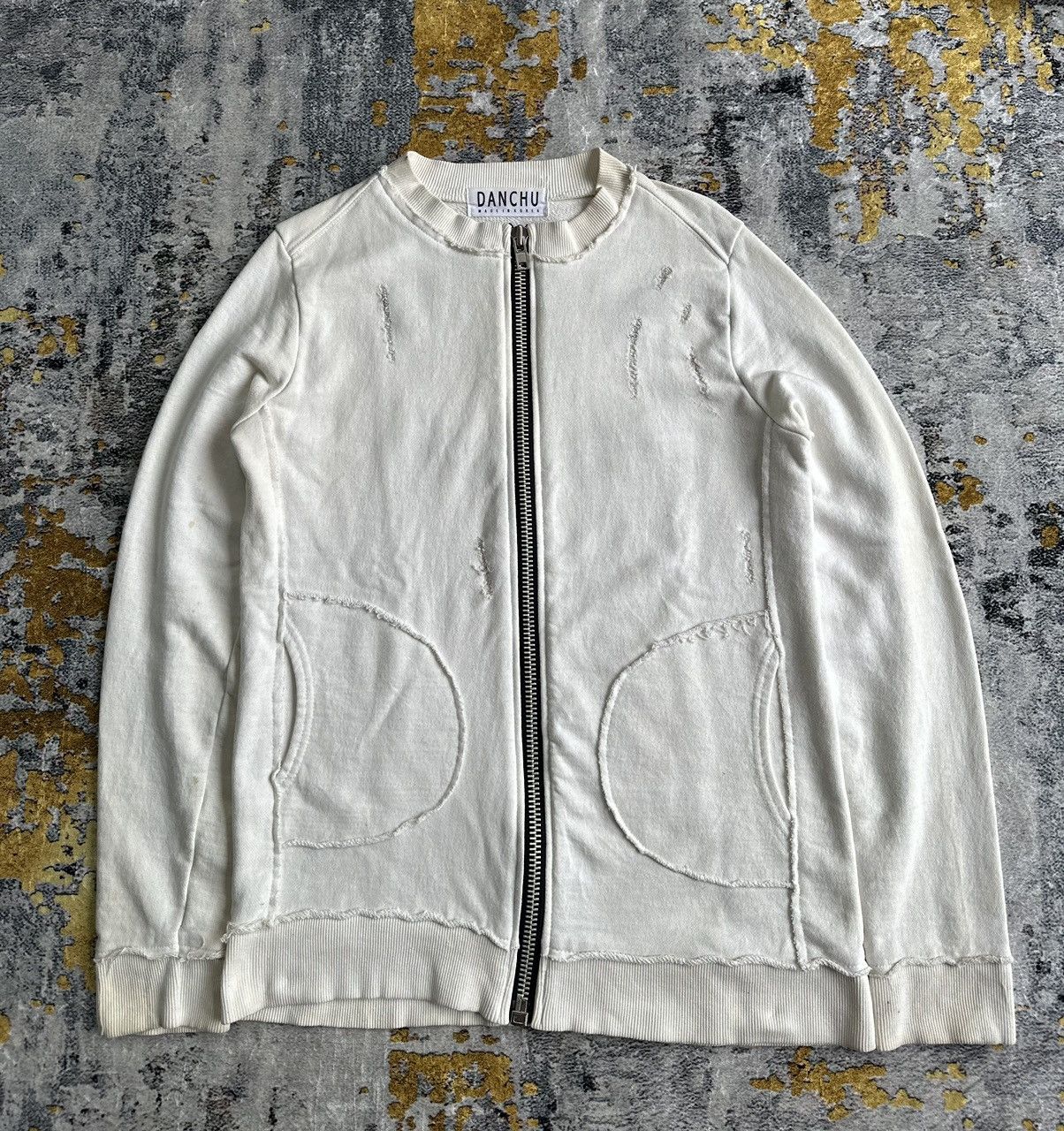 20471120 DANCHU BIG ZIPPER DISTRESSED IFSIXWASNINE STYLE Size US M / EU 48-50 / 2 - 2 Thumbnail