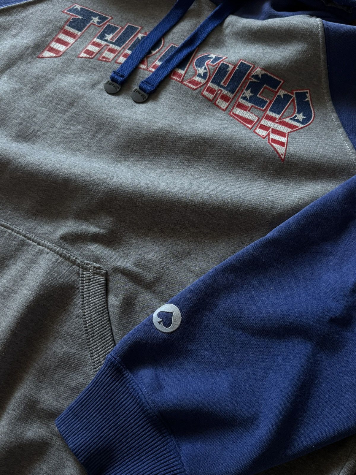 Thrasher 🇺🇸🔥 Vintage Thrasher x USA Big Logo America Hoodie Size US XL / EU 56 / 4 - 5 Thumbnail