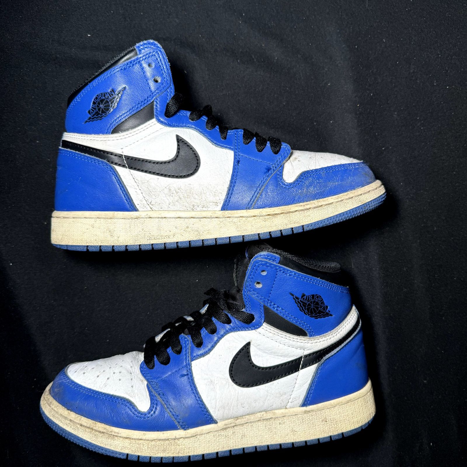 Jordan Brand × Nike Nike Air Jordan 1 Retro High OG BG Game Royal Men's - Size 6 Size US 6 / EU 39 - 2 Thumbnail