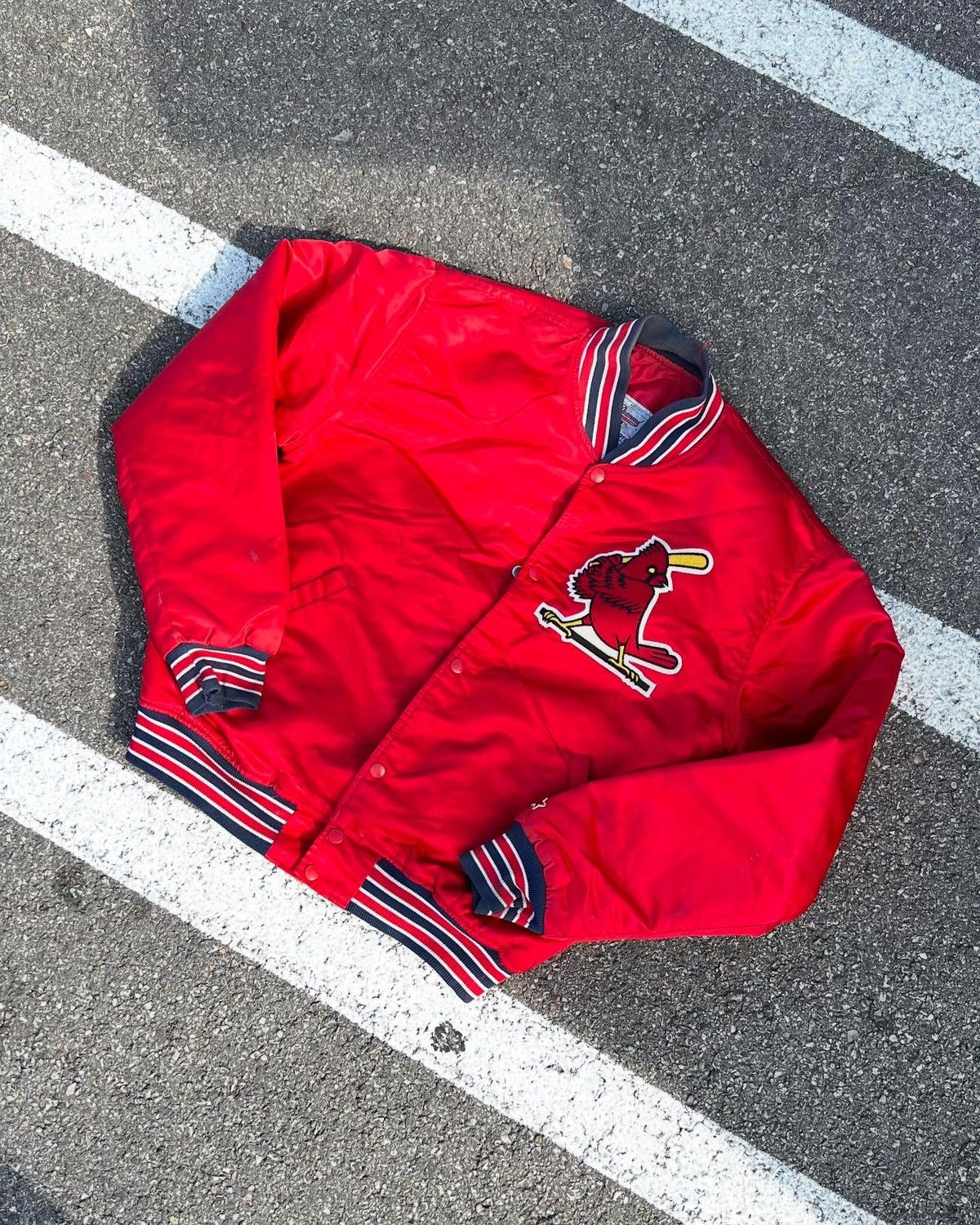 Vintage Louis Cardinals Starter Jacket Size US L / EU 52-54 / 3 - 2 Thumbnail