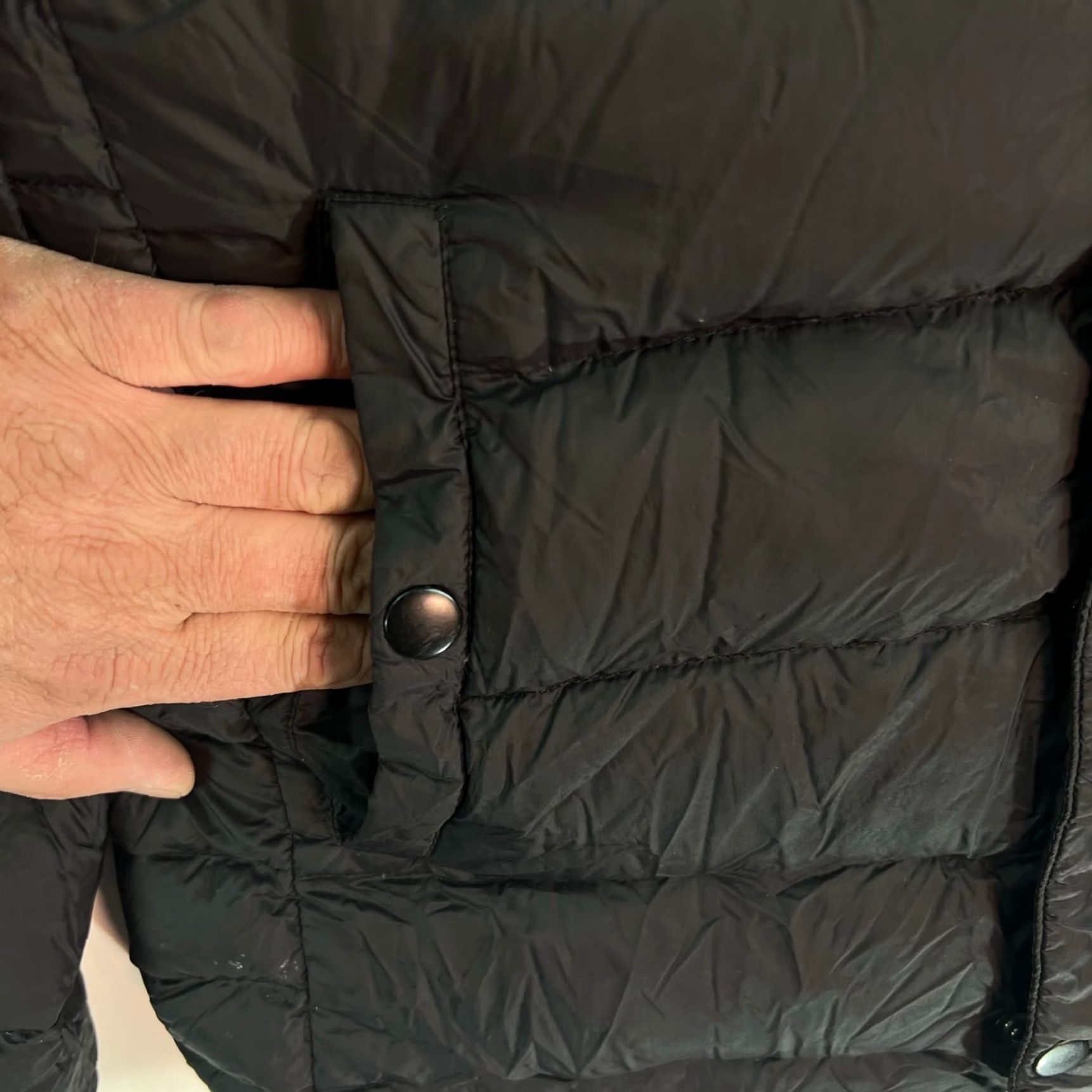 Kenneth Cole Kenneth Cole Reaction Puffer Jacket Women's Size S Black Duck Down Long Sleeve Lightweight Thermal Water Resistant Classic Size S / US 4 / IT 40 - 3 Thumbnail