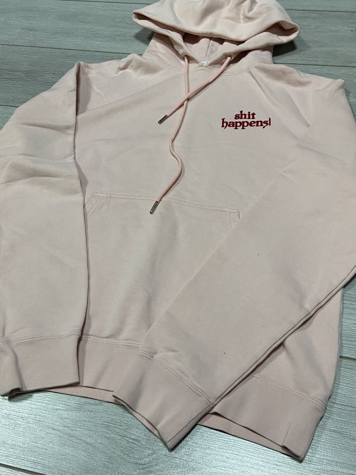 Sandro Sandro Shit happens vintage hoodie Size US L / EU 52-54 / 3 - 5 Thumbnail