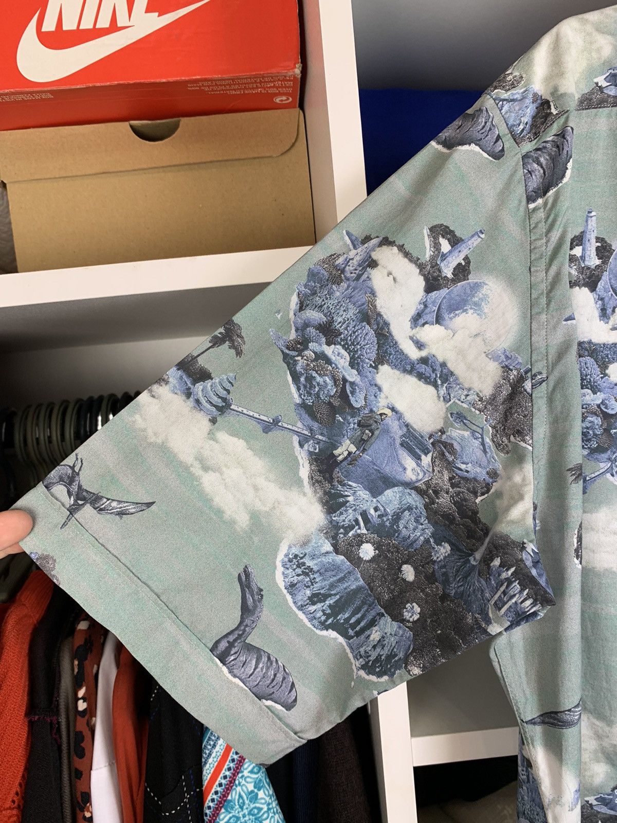 Lanvin Lanvin Hawaiian Dino Vacation Short Sleeve Button Up Shirt Size US M / EU 48-50 / 2 - 18 Thumbnail