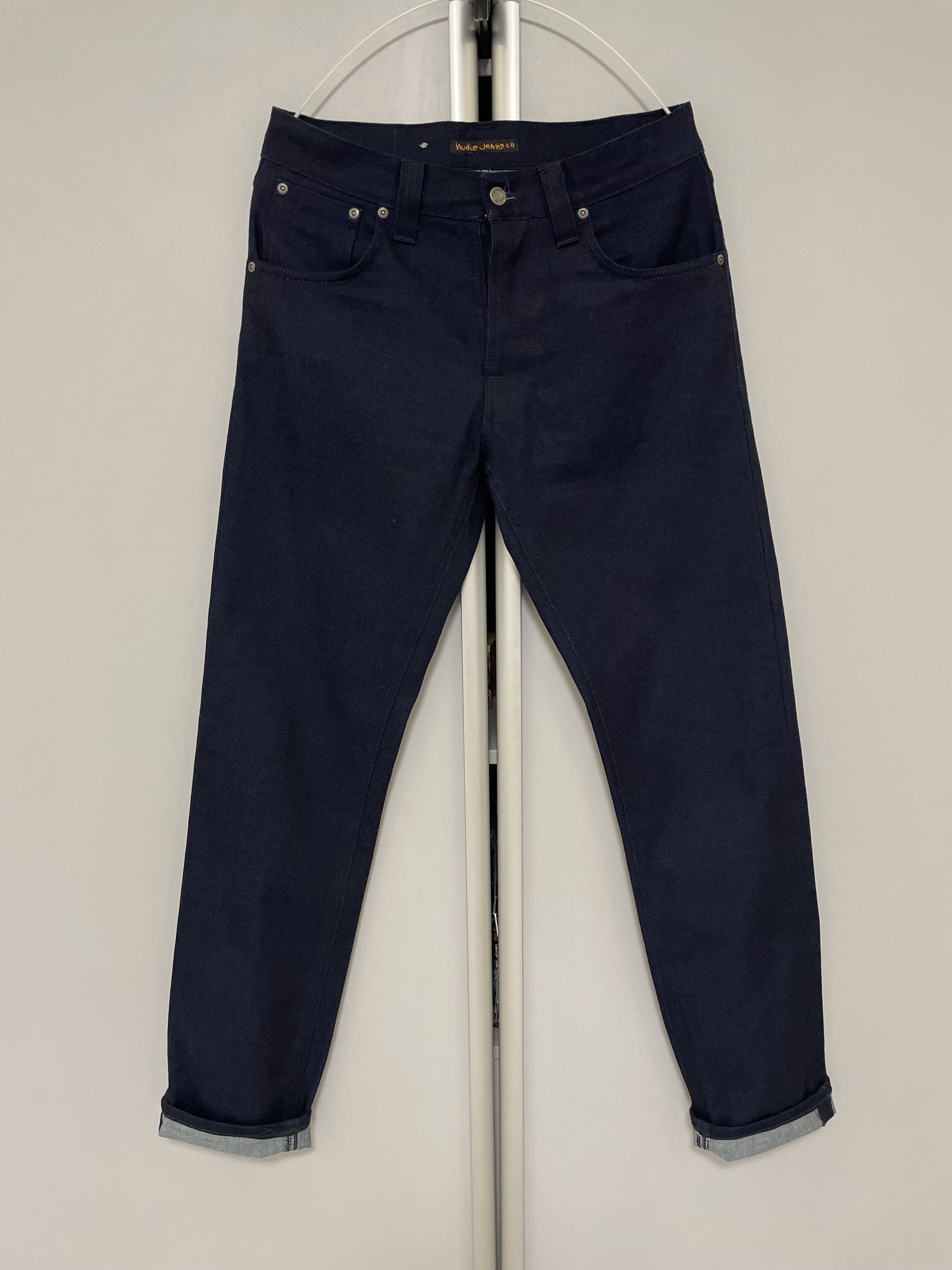 Nudie Jeans Nudie Jeans Steady Eddie Dry Broken Navy Jeans Denim Pants Size US 30 / EU 46 - 2 Thumbnail