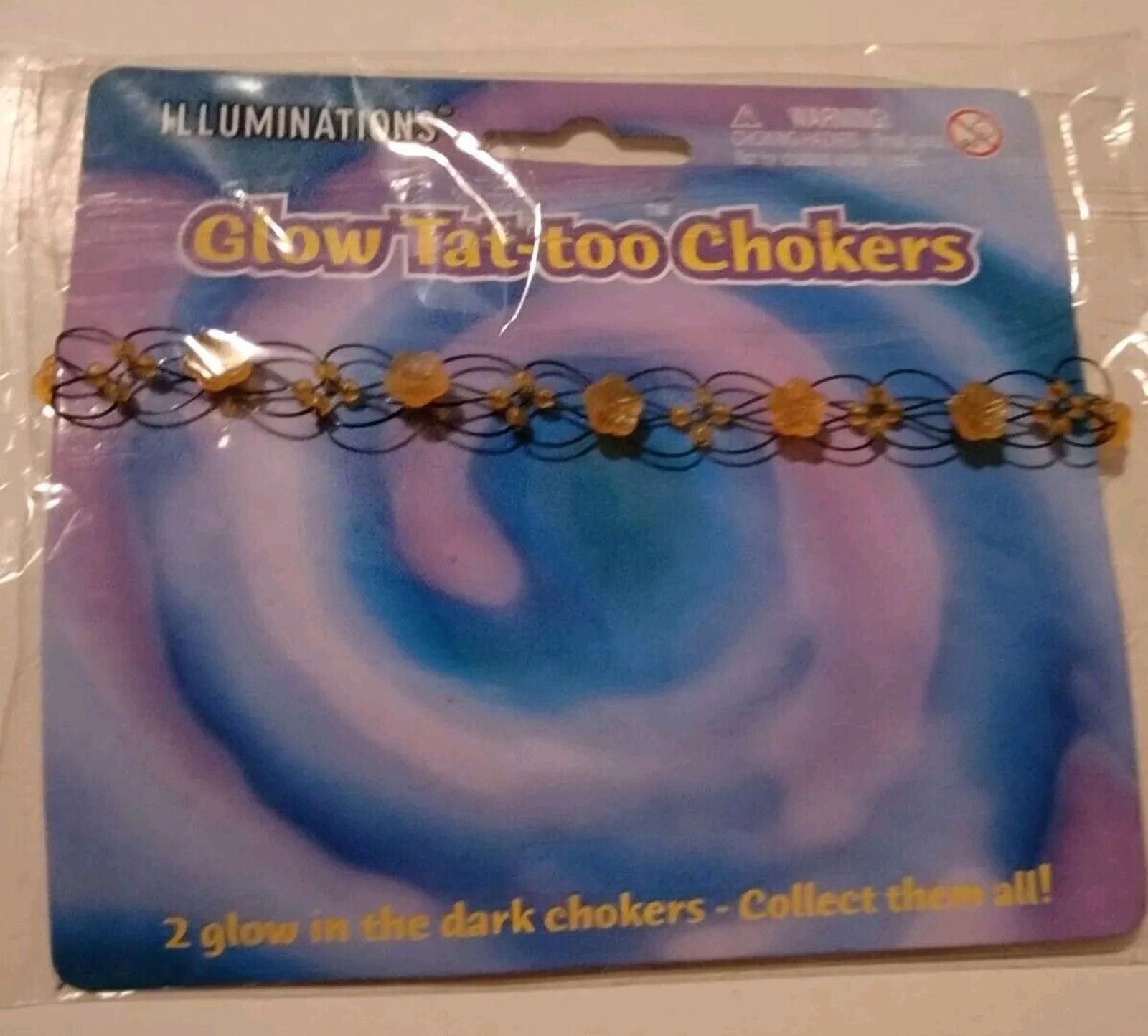 Designer Y2K Glow Tattoo Necklace Glow In The Dark Illuminations 00s Size ONE SIZE - 1 Thumbnail