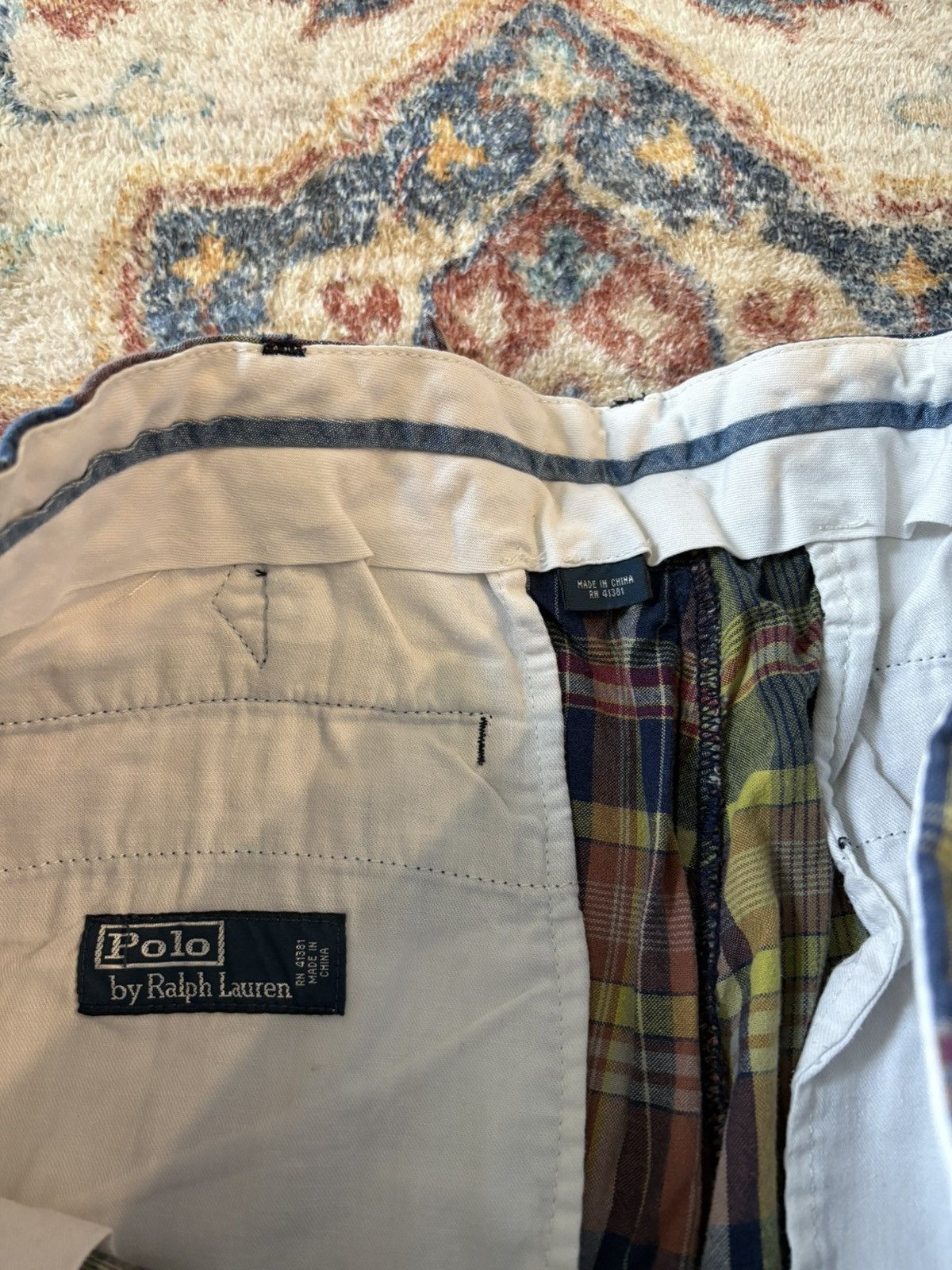 Polo Ralph Lauren Polo Ralph Lauren Plaid Buckleback Shorts Size 37 Size US 37 - 3 Thumbnail