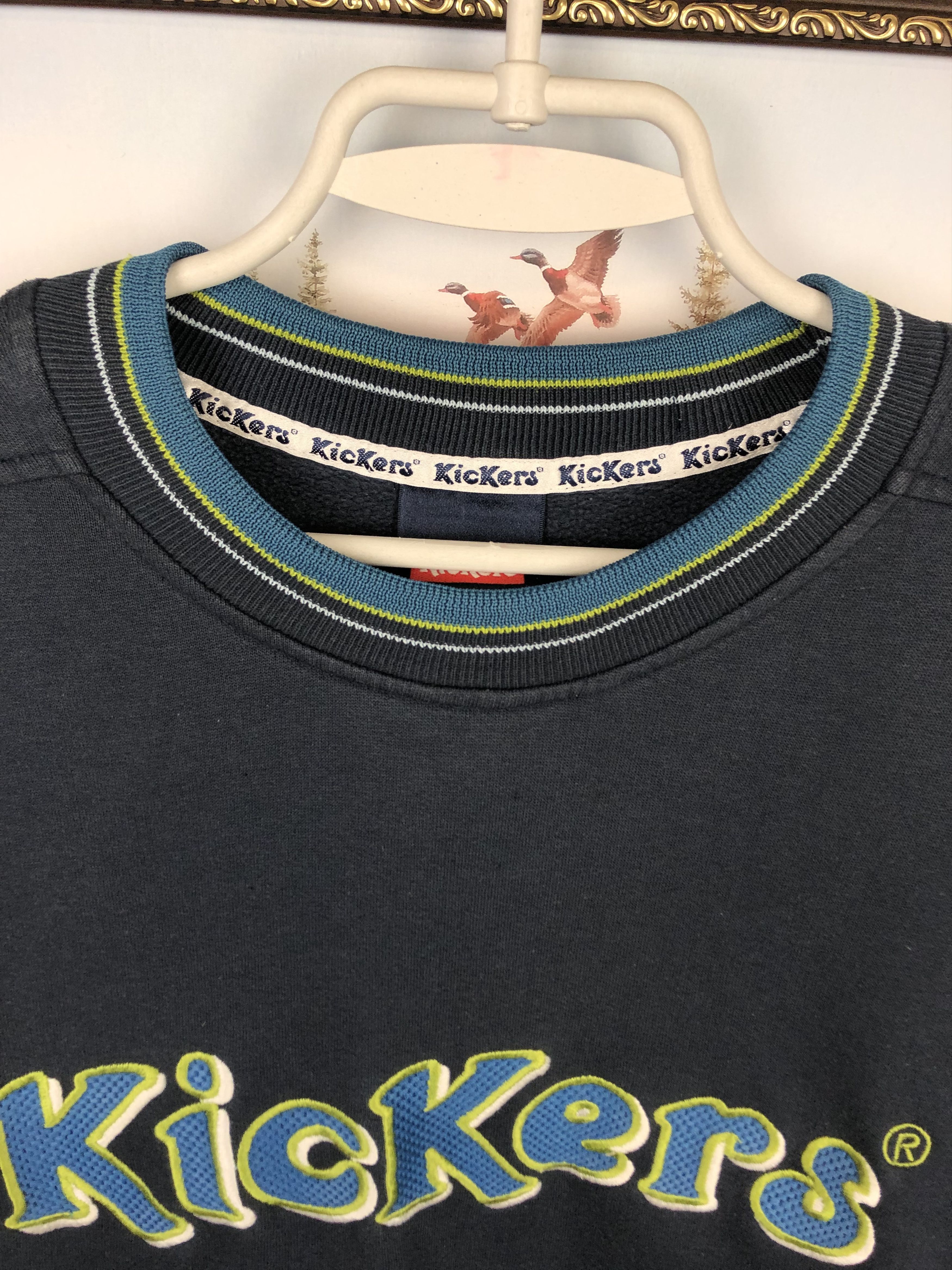 Vintage Vintage KicKers Crewneck Sweatshirt Big Central Embroidered Size US L / EU 52-54 / 3 - 4 Thumbnail