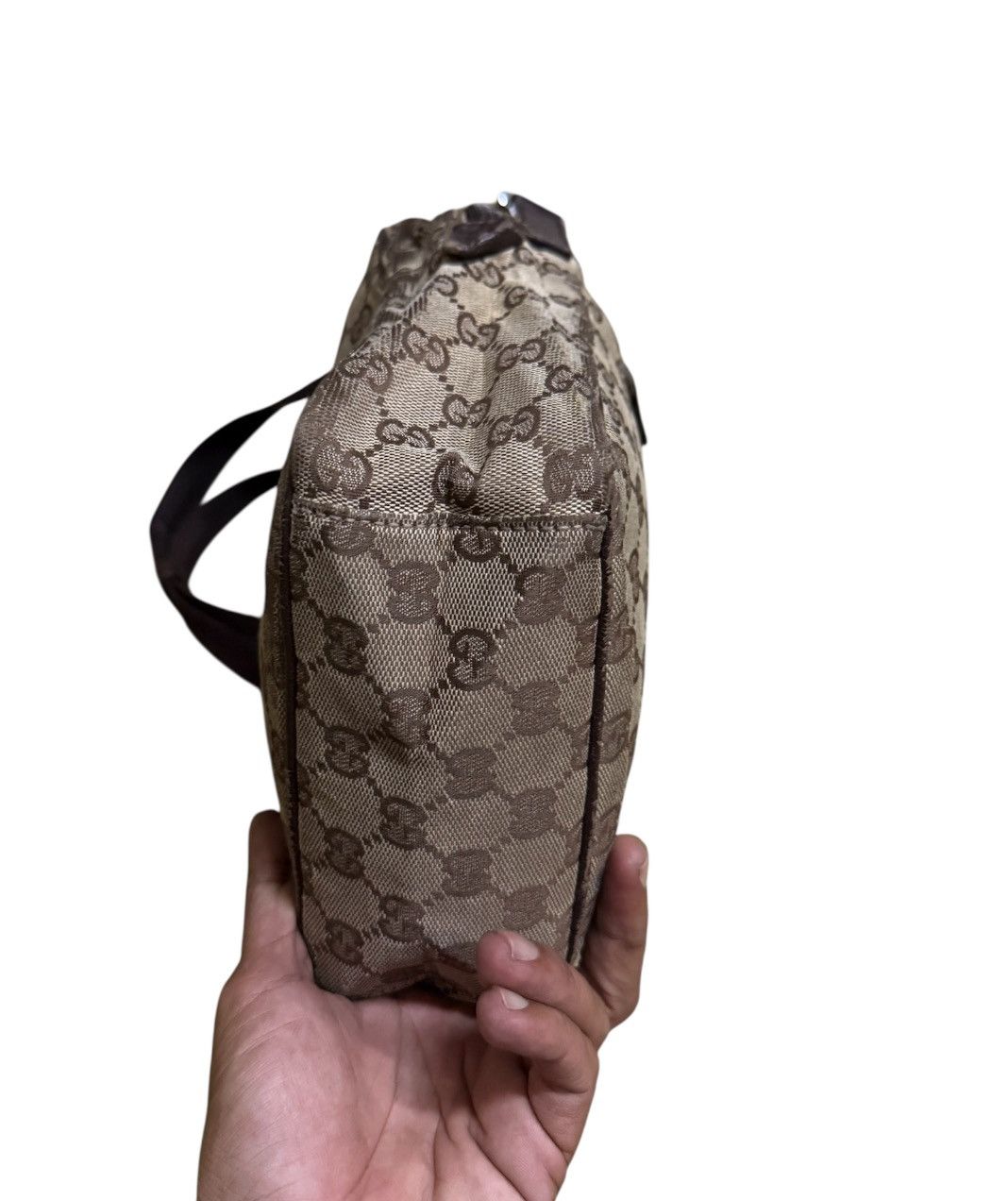 Gucci Gucci GG Crossbody Shoulder Canvas 03136 Leather Vintage Size ONE SIZE - 9 Thumbnail