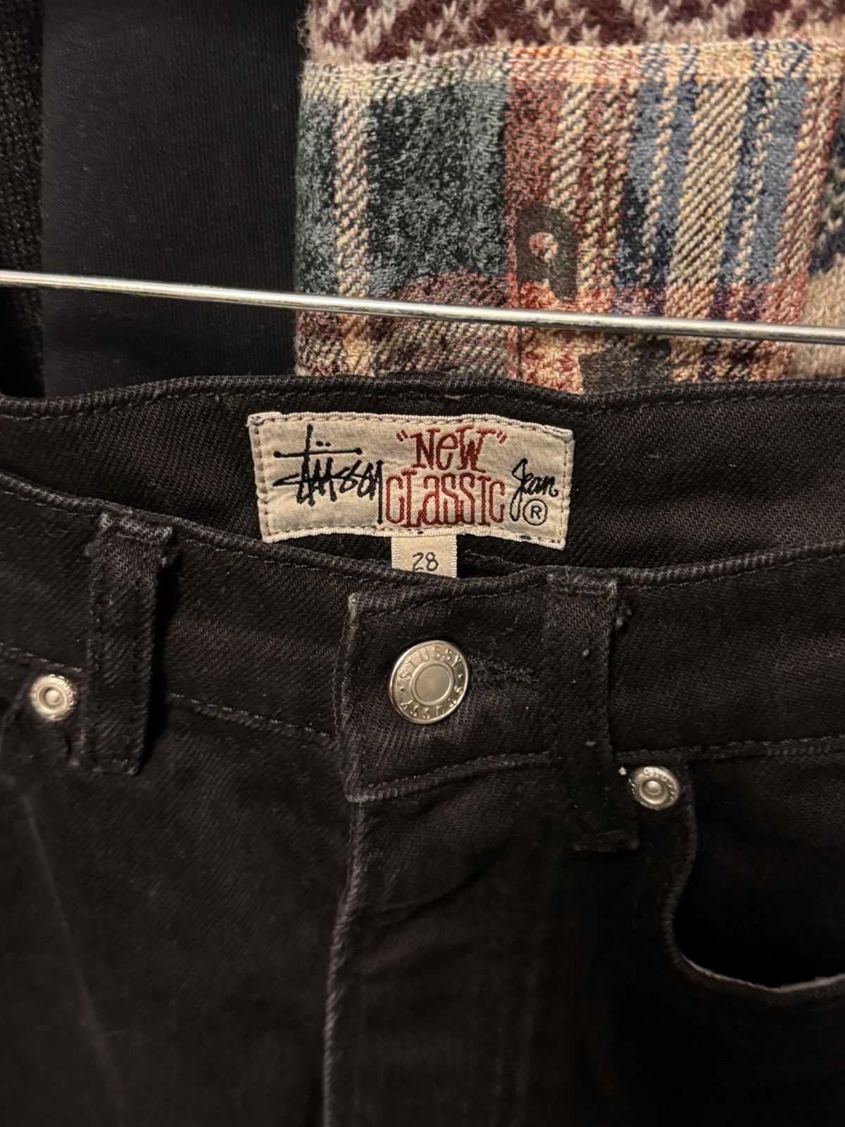 Stussy Black Stussy “New Classic” Denim Worn Size US 28 / EU 44 - 3 Thumbnail