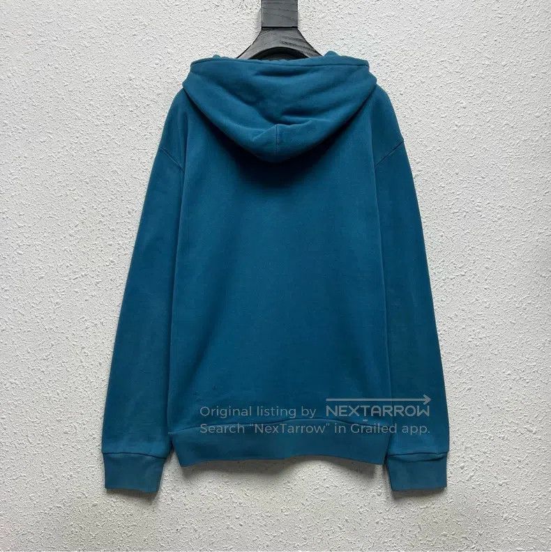 Louis Vuitton Louis Vuitton Lake Blue Pin Embroidered Hoodie Size US L / EU 52-54 / 3 - 2 Thumbnail