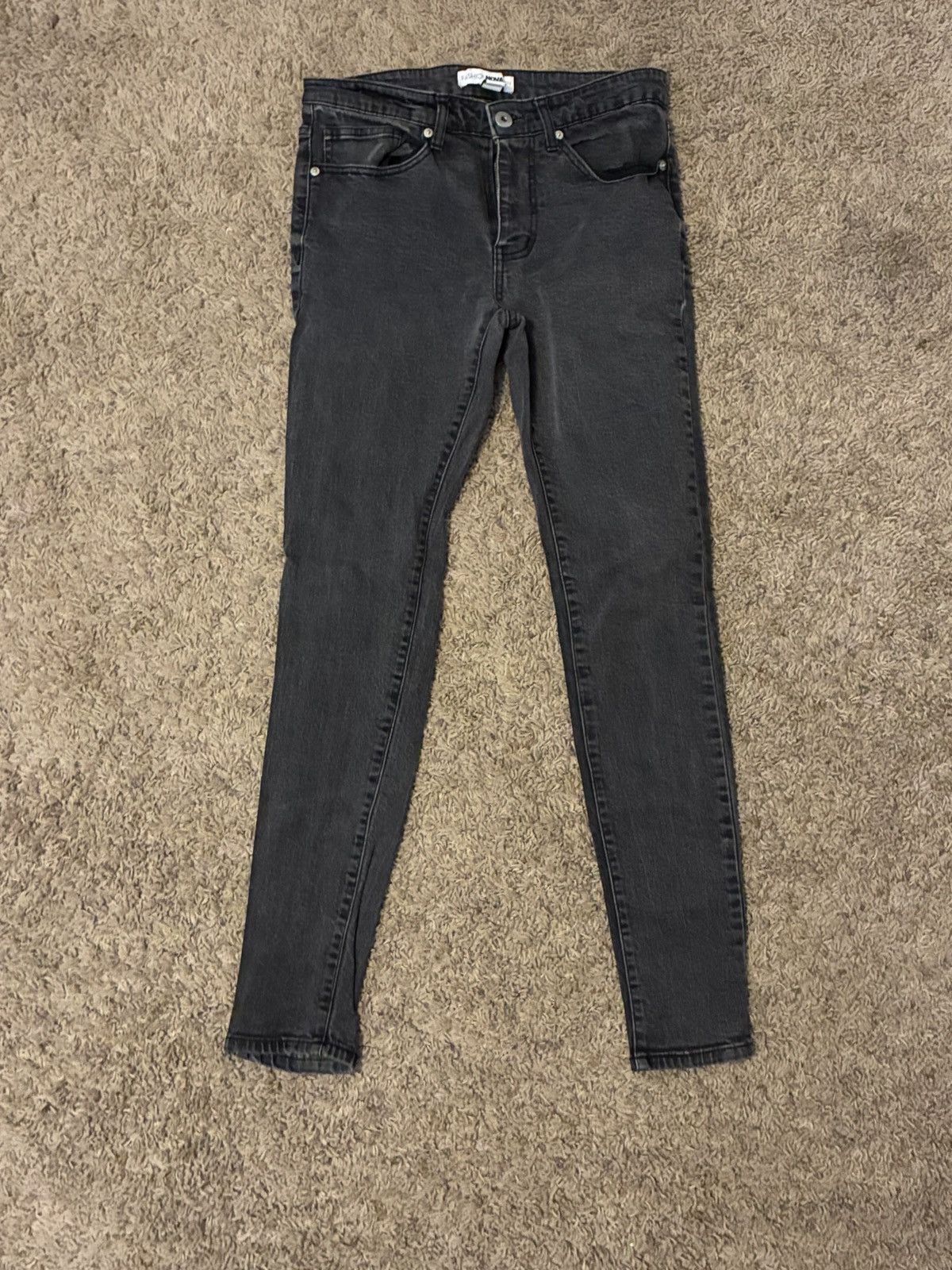 Fashion Nova FashionNova | Black Skinny Denim Size US 30 / EU 46 - 1 Thumbnail