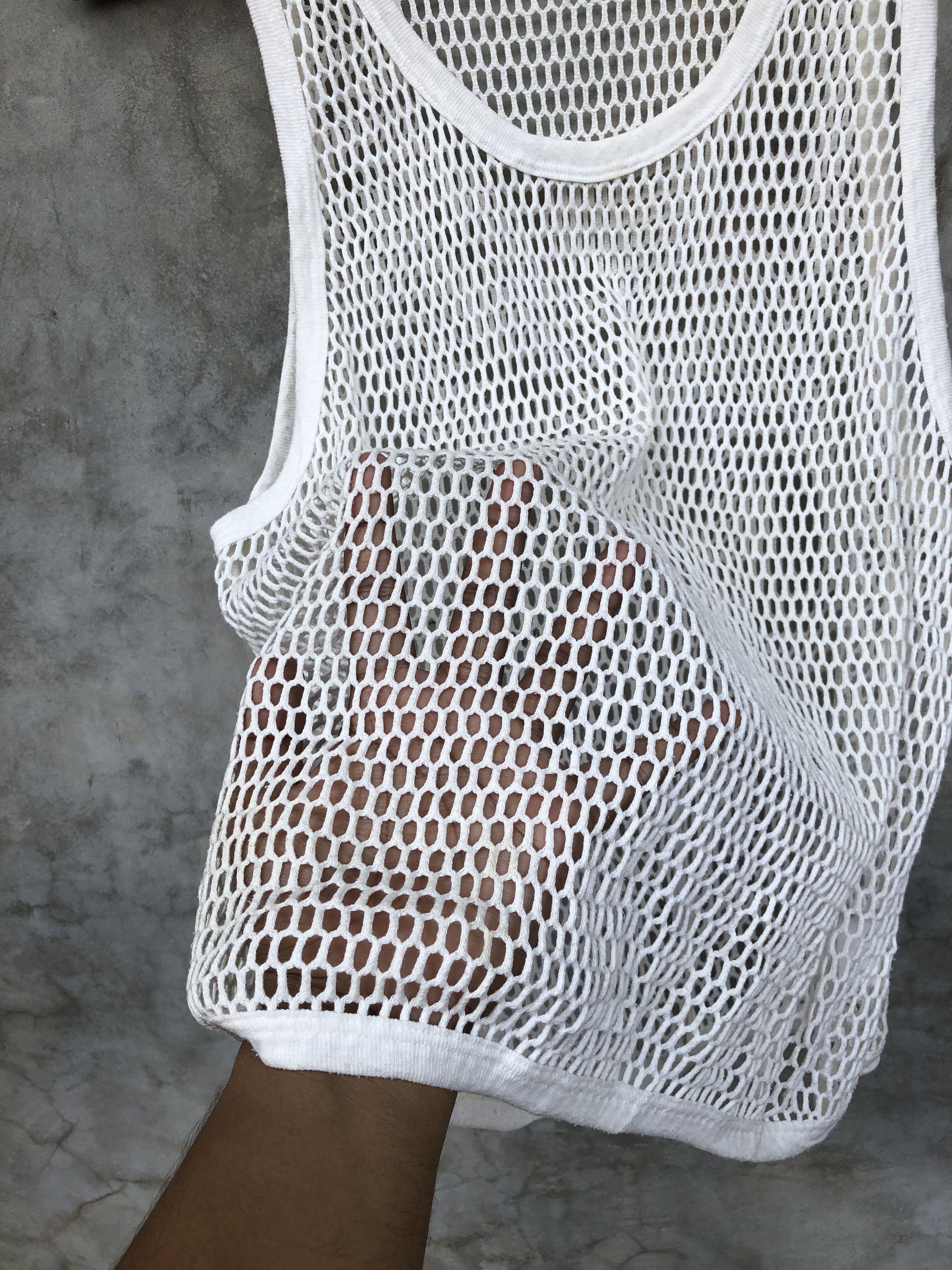 If Six Was Nine × Japanese Brand Y2K Calza mesh net japanese tank top Size US L / EU 52-54 / 3 - 2 Thumbnail