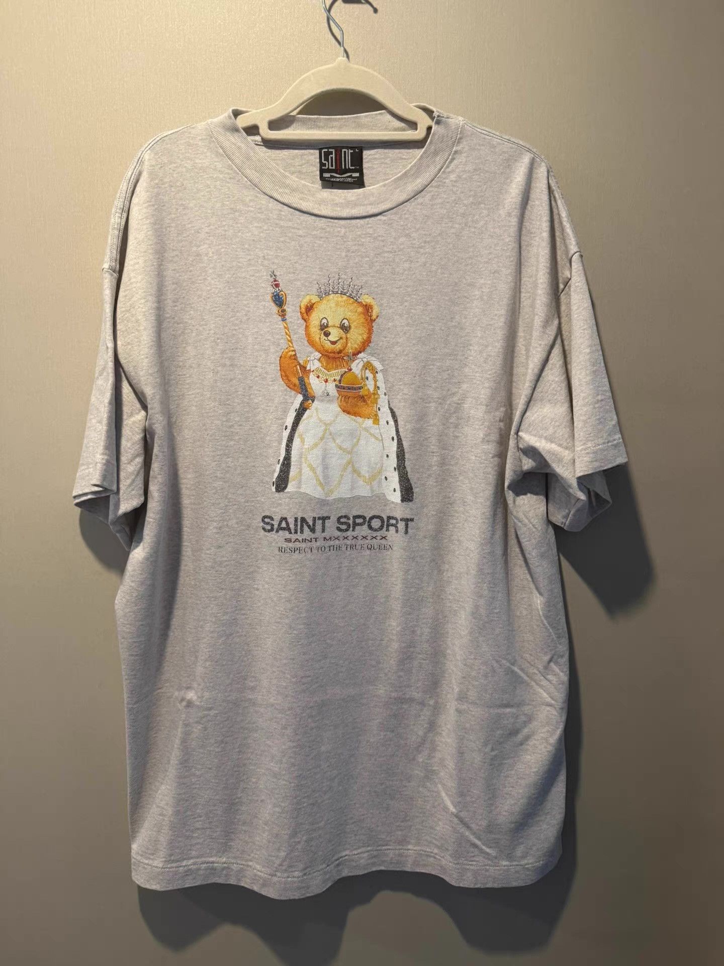 Saint Michael Saint Michael 24SS Grey Bear T-shirt Ｑ20 Size US L / EU 52-54 / 3 - 1 Thumbnail