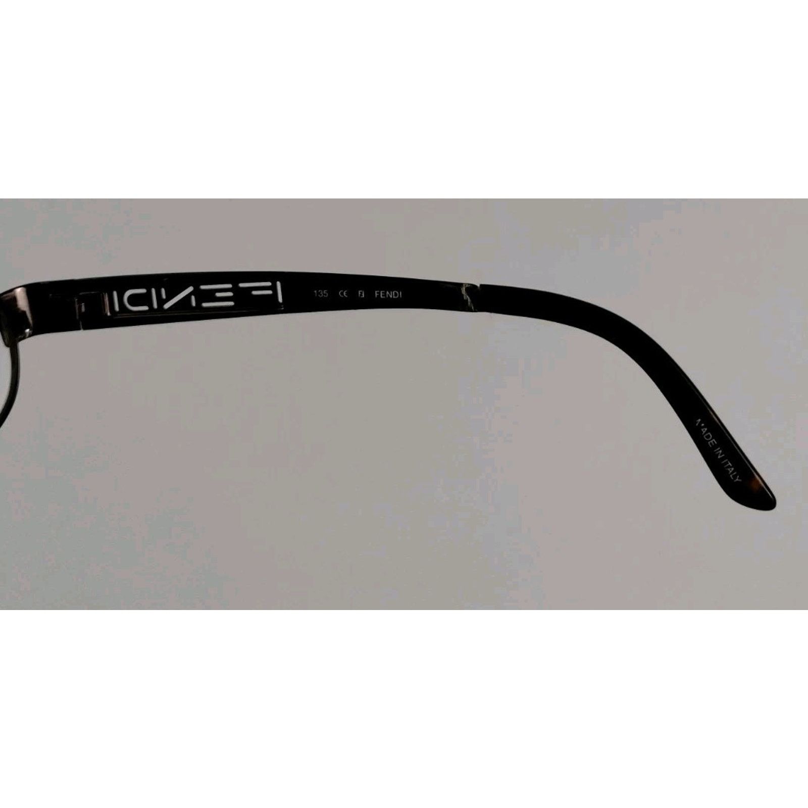Fendi Fendi Women Blk Eyeglass Frames FS 210 Metal Interior Damage Size ONE SIZE - 6 Thumbnail