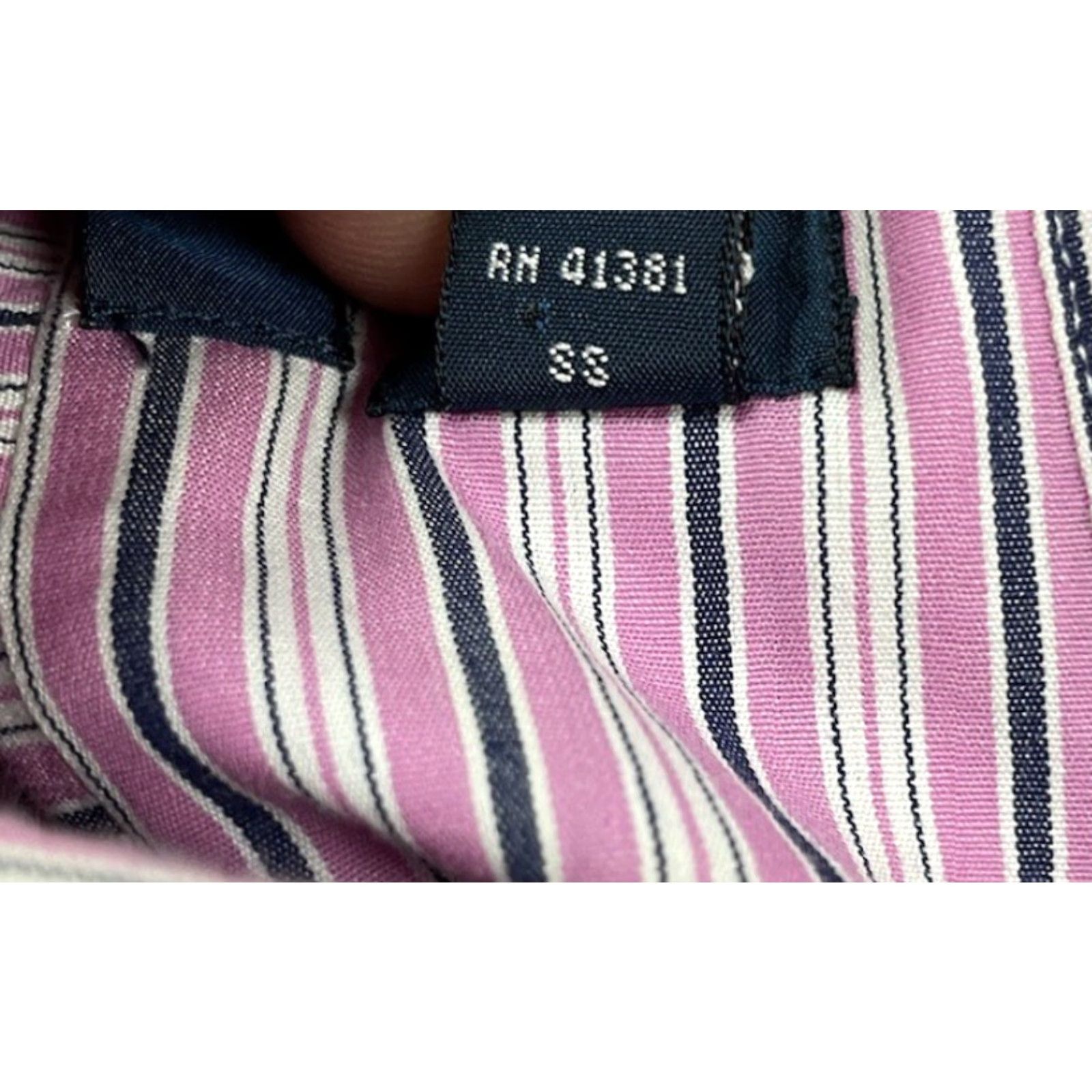 Polo Ralph Lauren VINTAGE Polo Ralph Lauren Shirt 16 1/2-34 Men Pink Curham Classic Fit Striped Size US XL / EU 56 / 4 - 7 Thumbnail
