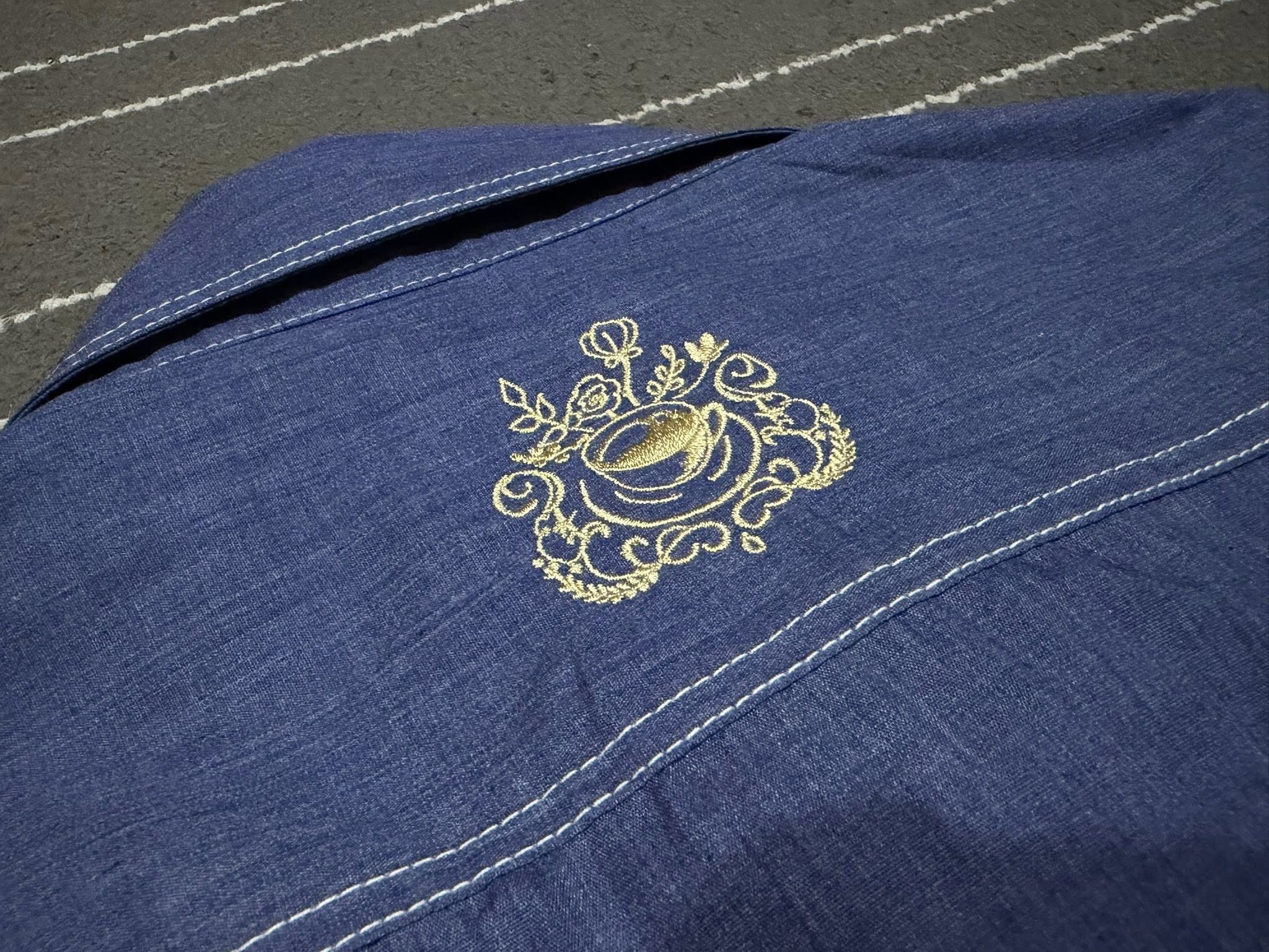 Haunted Starbucks Starbucks #1293 chambray unisex L 1598 Size US L / EU 52-54 / 3 - 5 Thumbnail