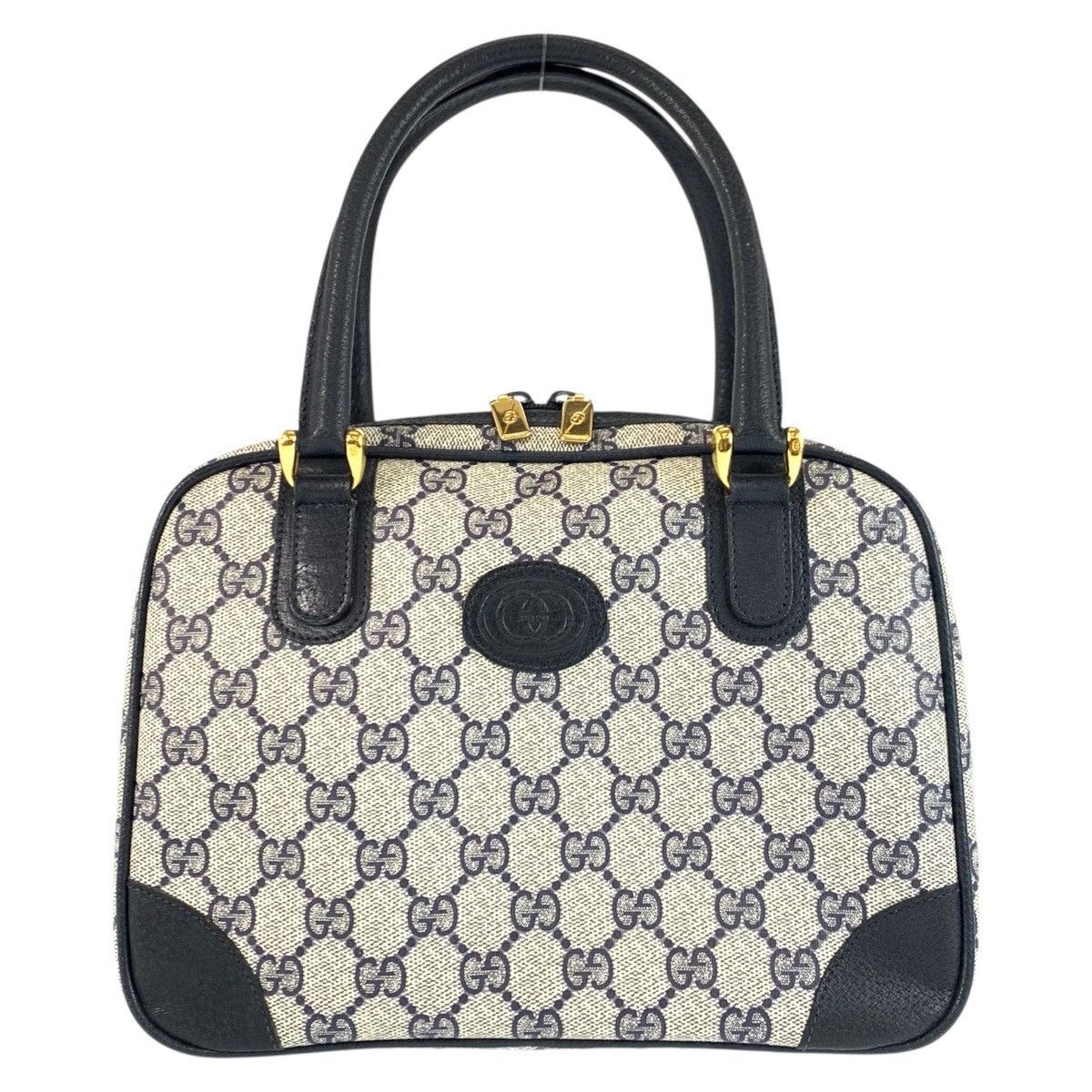Gucci Gucci GG Supreme Canvas Leather Handbag Textile Handbag 0001040030 Duty Free For Usa in Grey, Women's