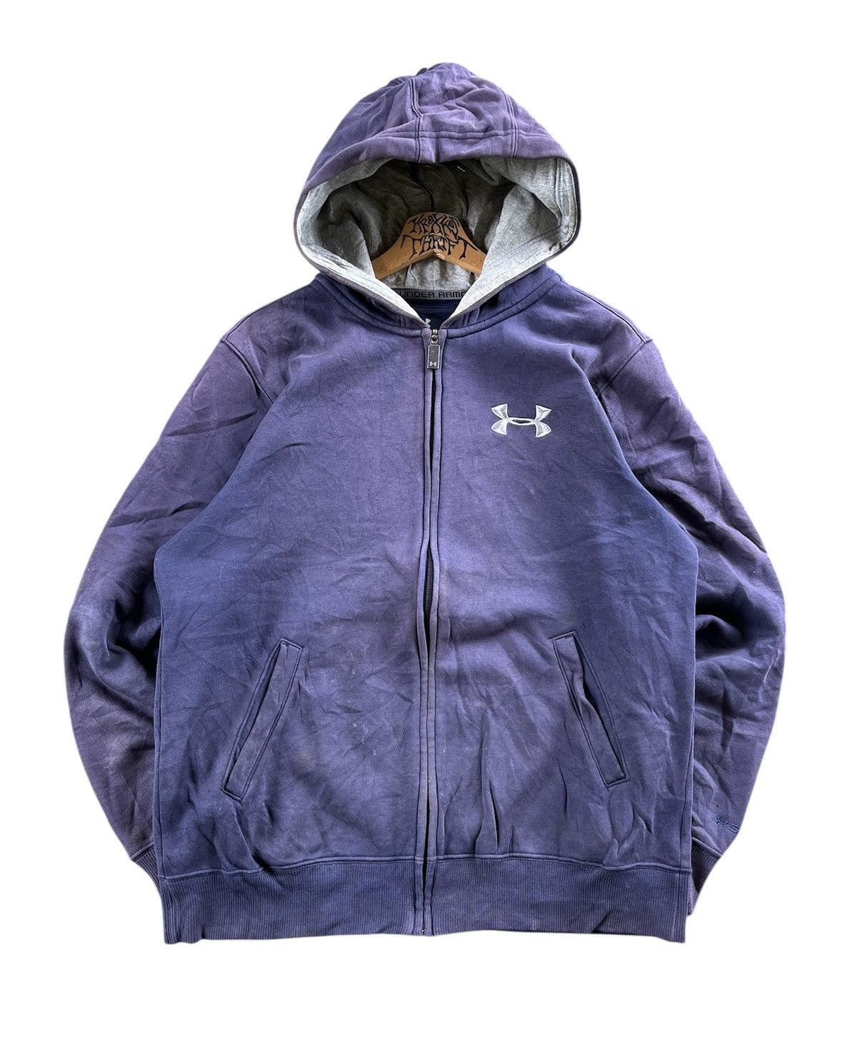 Designer × Under Armour 🔥Under Armour Storm Coldgear Big Logo Zipper Hoodie Size US XL / EU 56 / 4 - 2 Thumbnail