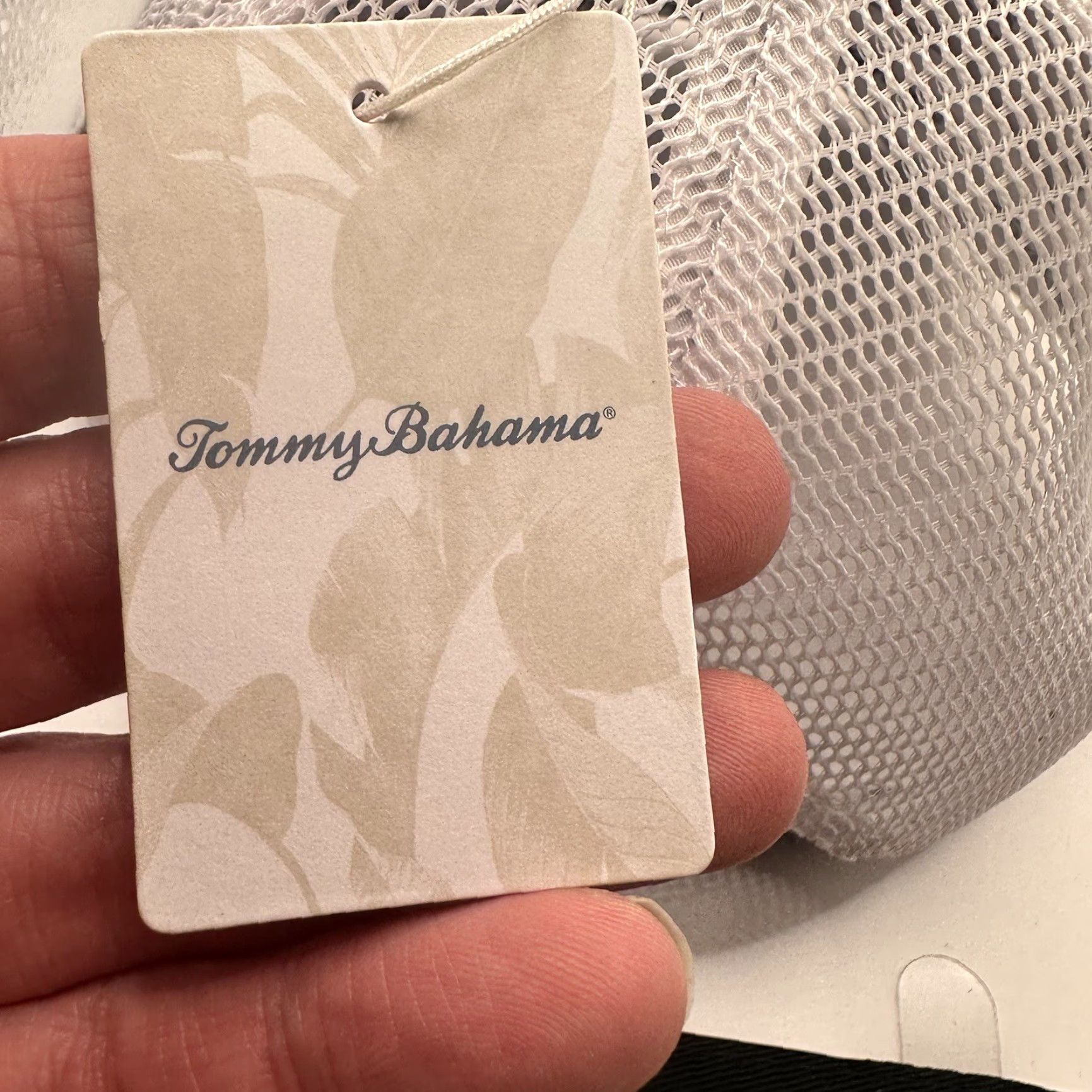 Tommy Bahama Tommy Bahama Snapback Hat White Gray Marlin Logo Beach Travel Party/Cocktail Mens One Size Adjustable Breathable Lightweight Summer Hat Size ONE SIZE - 7 Thumbnail