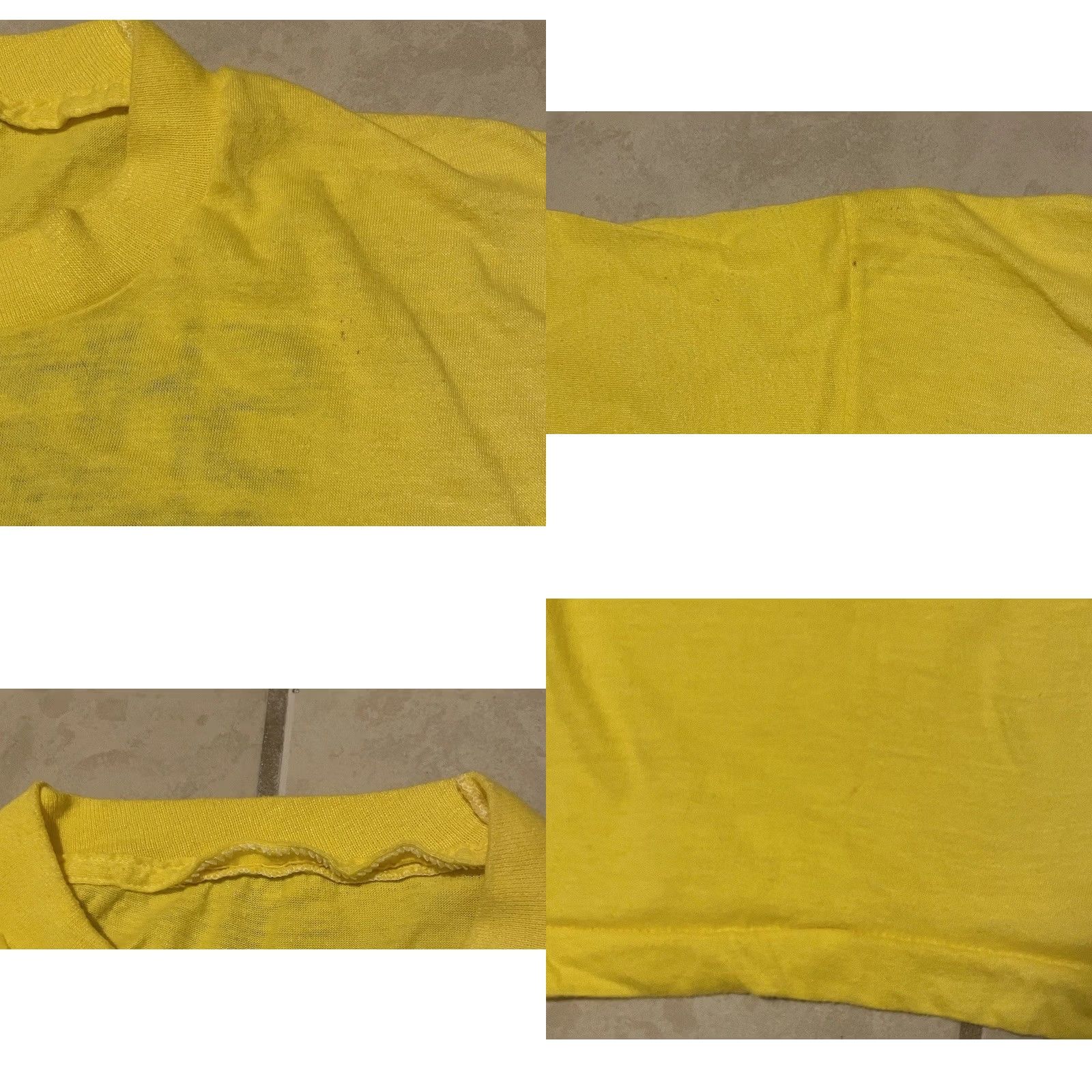 Vintage VINTAGE Shawnee Triathalon Shirt S Kansas City Gym Track PE College Grunge USA 80s 90s Vintage Grunge Shirt Mens S Yellow Size US S / EU 44-46 / 1 - 8 Thumbnail