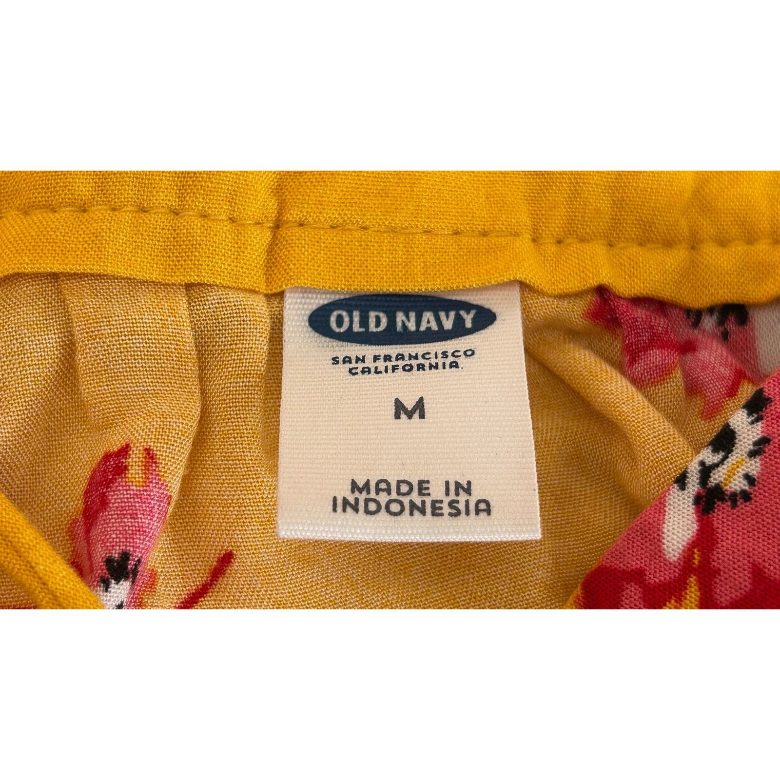 Old Navy Old Navy | Women's Floral Tie Front Sleeveless Top | Medium Size M / US 6-8 / IT 42-44 - 3 Thumbnail