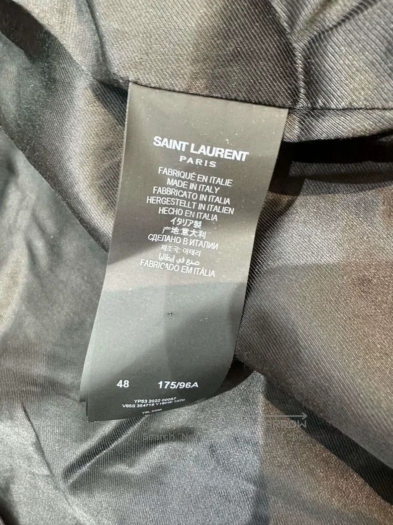 Saint Laurent Paris Saint Laurent Paris Black Baseball Jacket Size US M / EU 48-50 / 2 - 5 Thumbnail