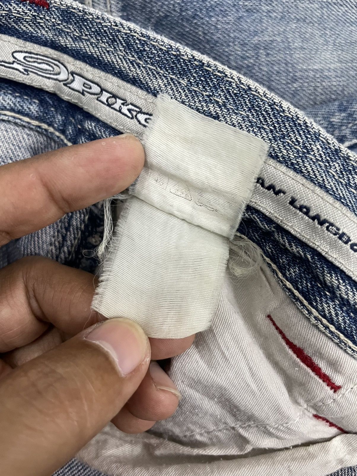 Japanese Brand Piko Hawaiian Carpenter Cargo Jeans Pant Size US 32 / EU 48 - 21 Thumbnail