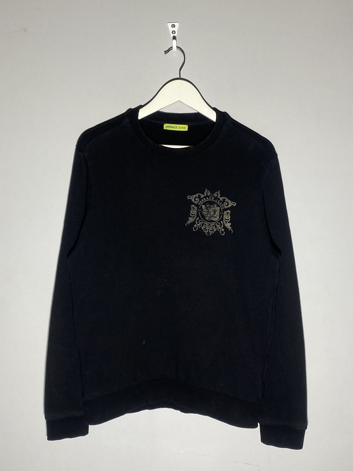 Versace Versace Jeans Couture black men’s sweatshirt Size US S / EU 44-46 / 1 - 1 Thumbnail